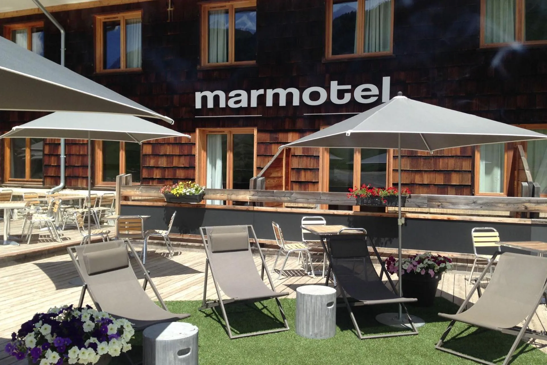 Balcony/Terrace in Marmotel & Spa