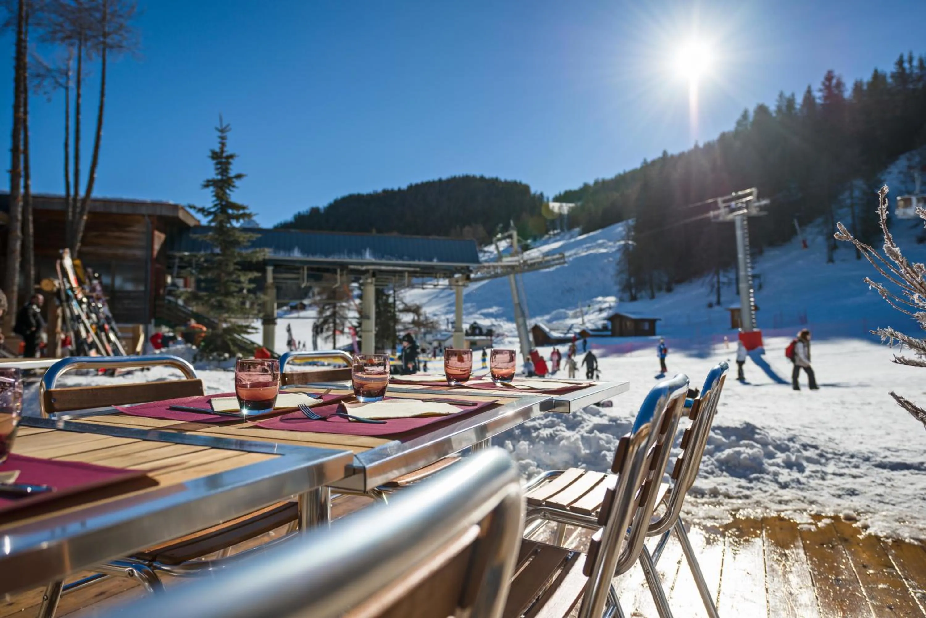 Patio in Marmotel & Spa