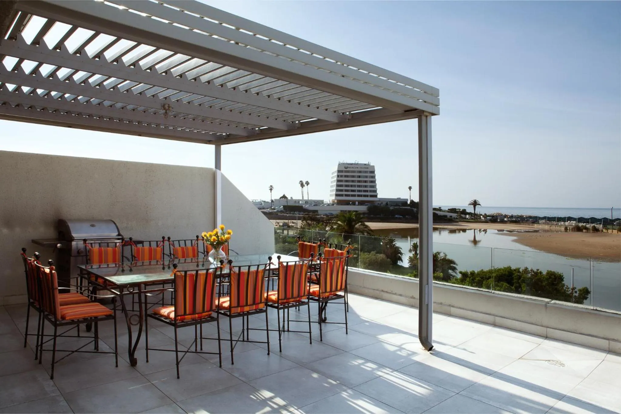 Patio in Plett Beachfront Accommodation