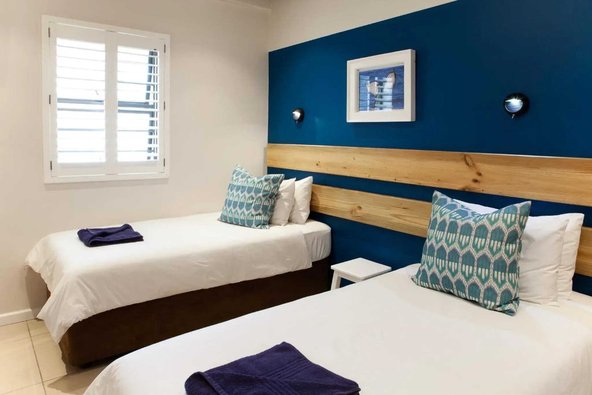 King or Twin Room with En-suite in Plett Beachfront Accommodation King or Twin Room with En-suite in Plett Beachfront Accommodation