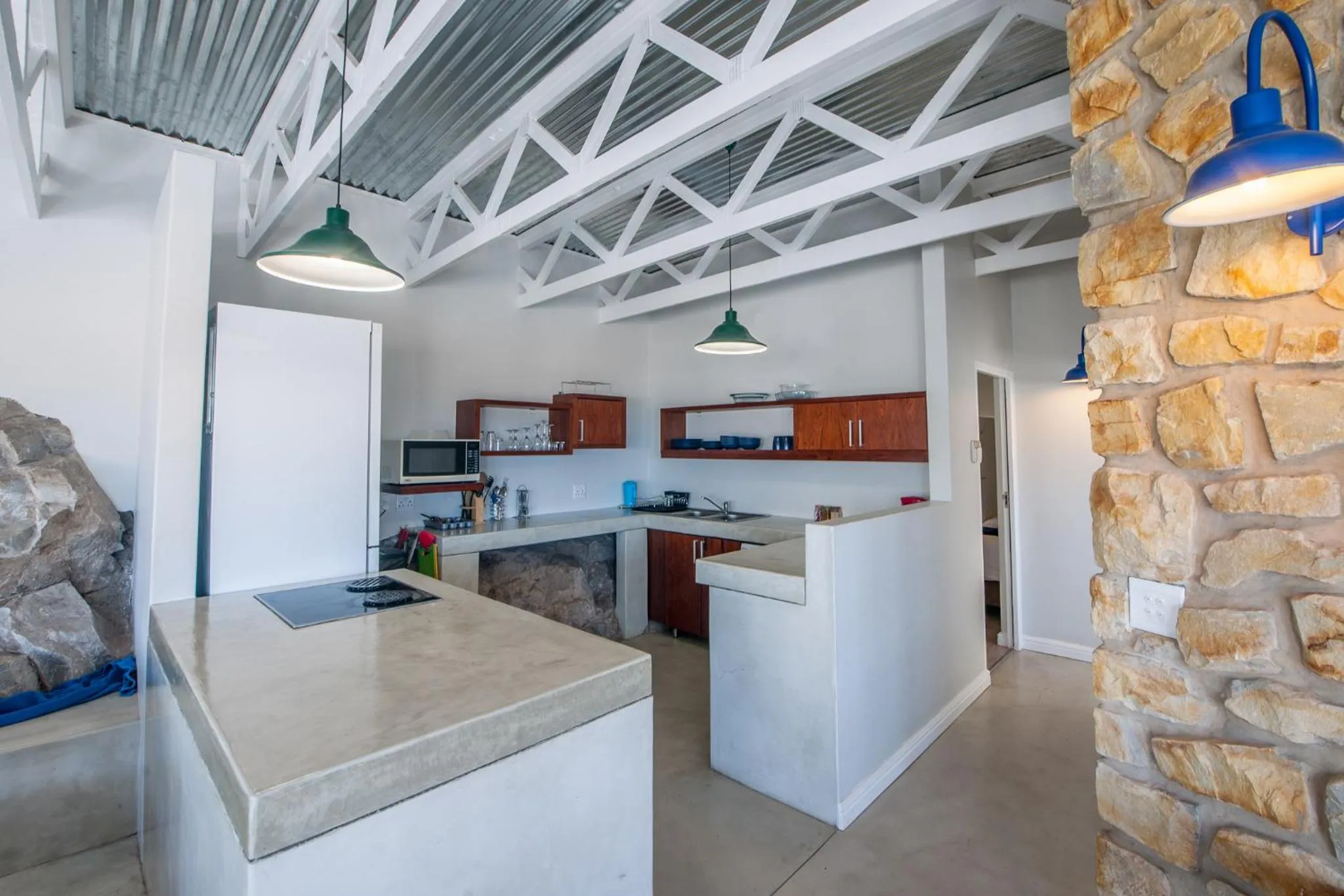 Kitchen or kitchenette in Plett Beachfront Accommodation