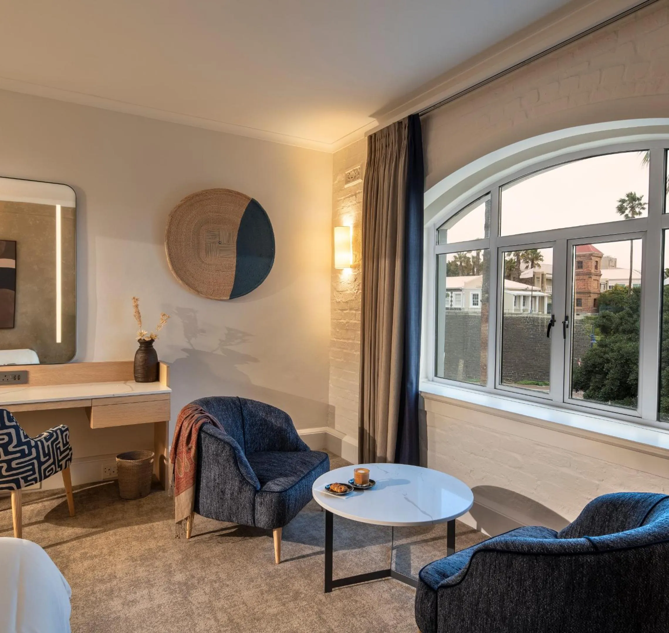 Seating area in Victoria & Alfred Hotel by NEWMARK