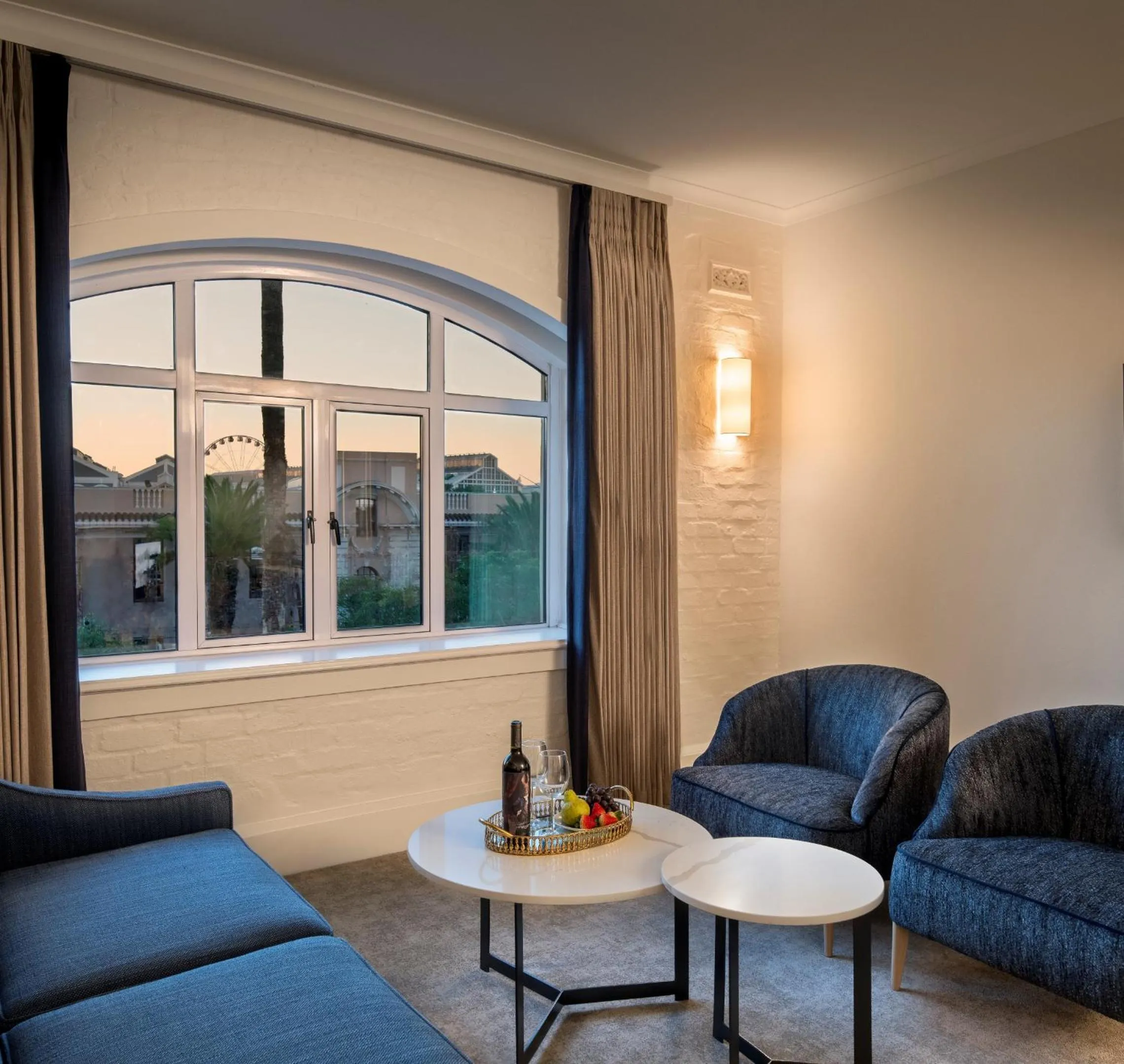 Seating area in Victoria & Alfred Hotel by NEWMARK