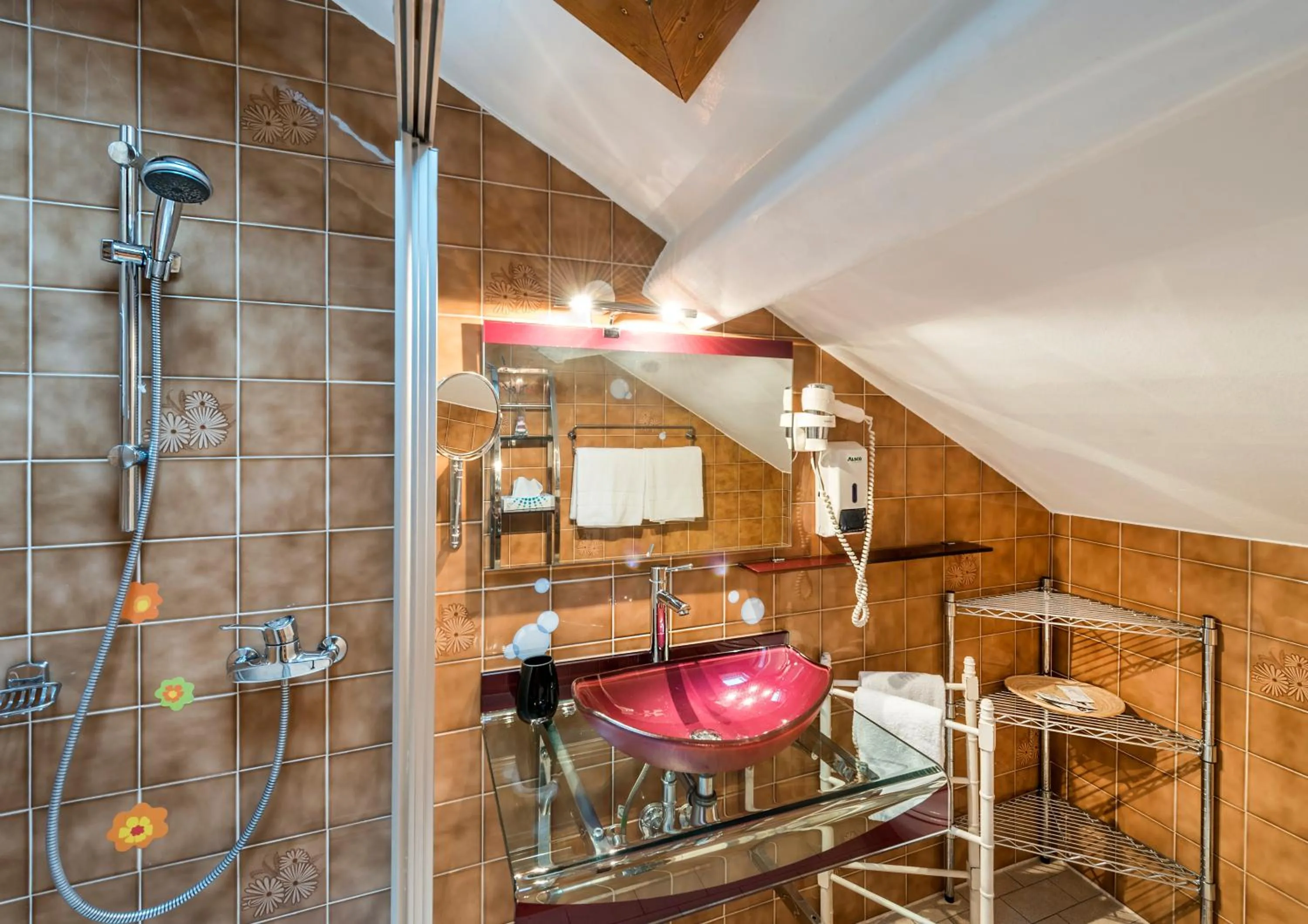 Shower in Albergo Ristorante La Palma