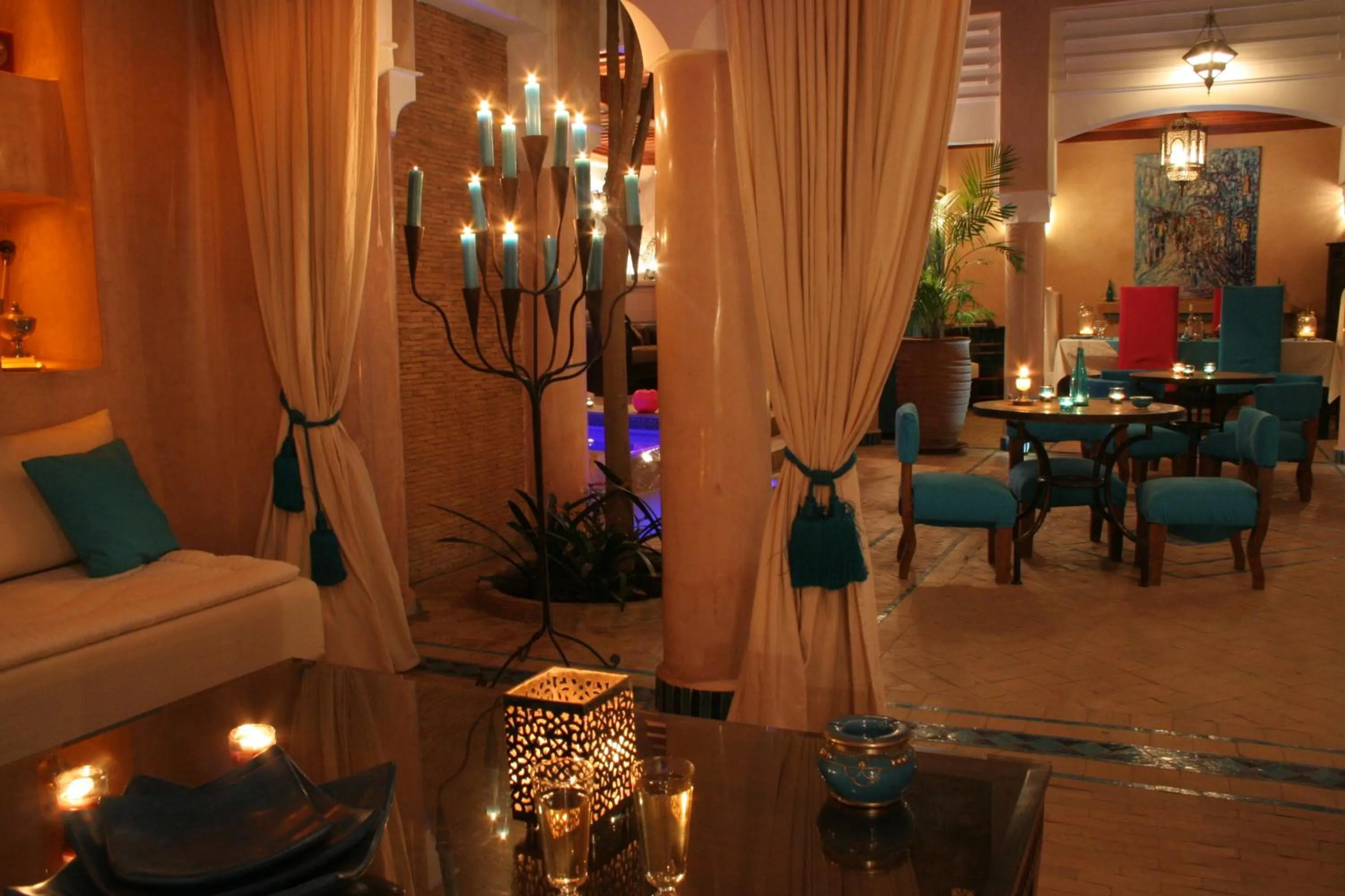 Living room in Riad Turquoise