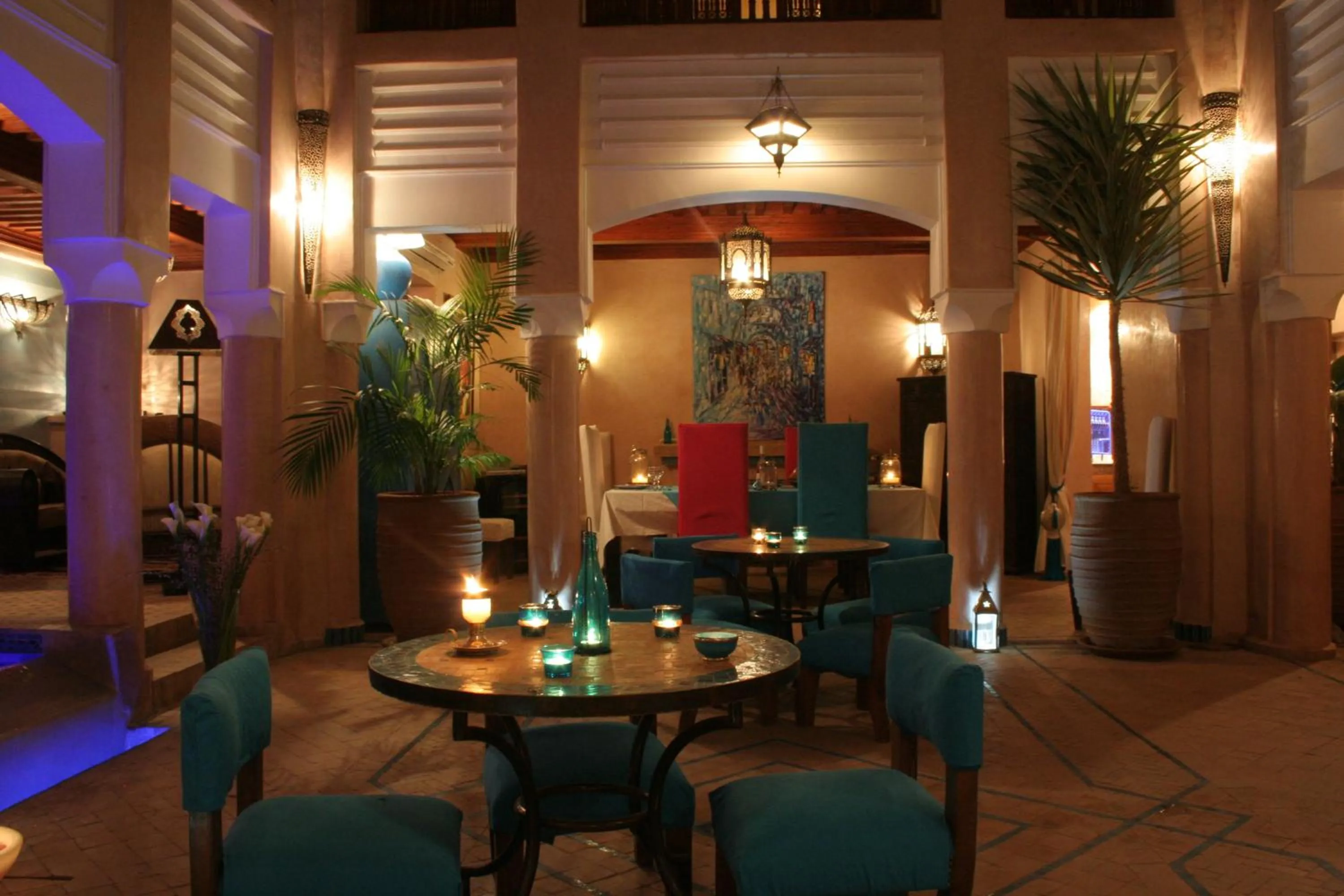 Seating area in Riad Turquoise