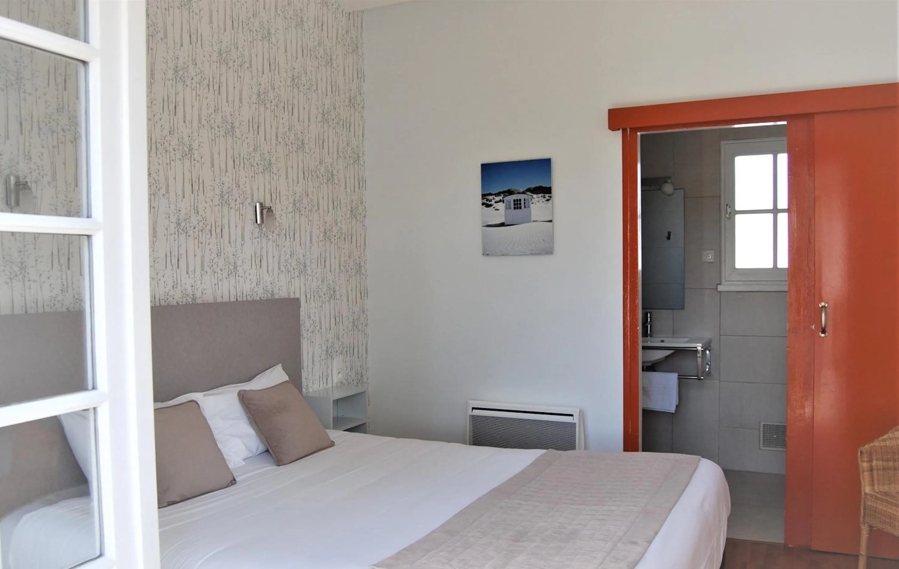 Bed in Hotel Le Goeland