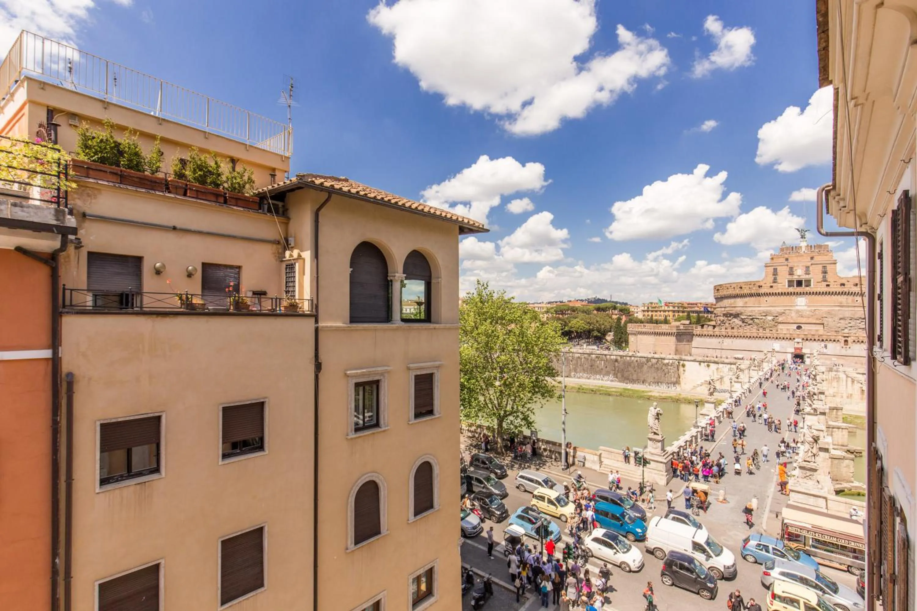 Bird's eye view in The Bridge Suites