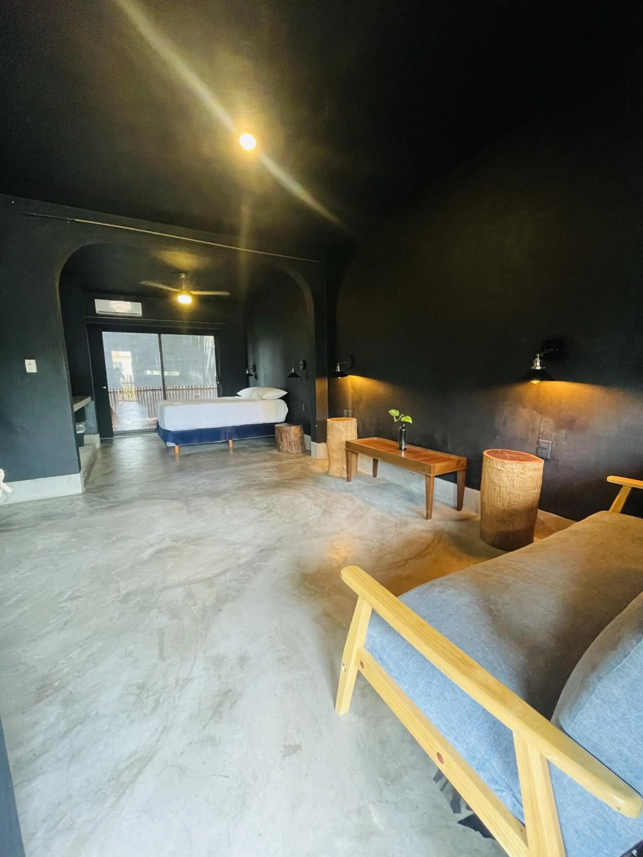 Living room in Aroma Tulum & beach club