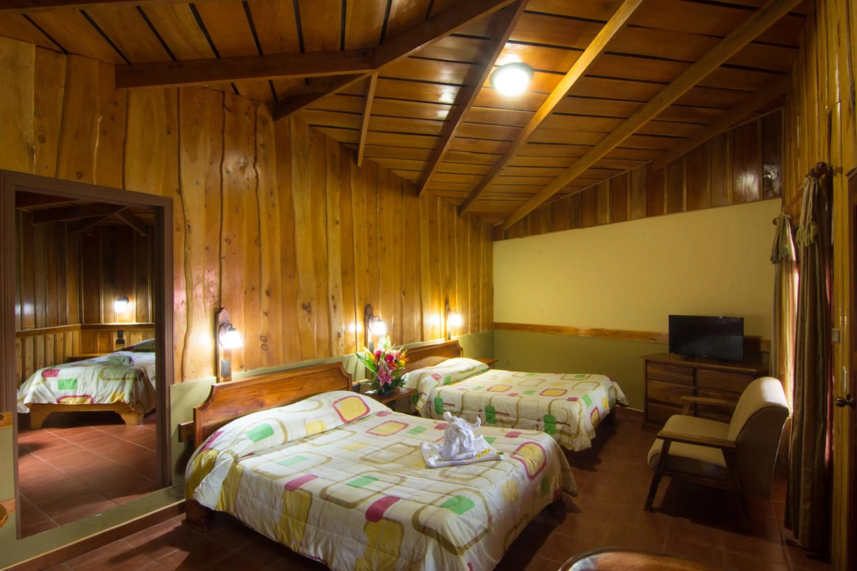 Bed in Hotel Cipreses