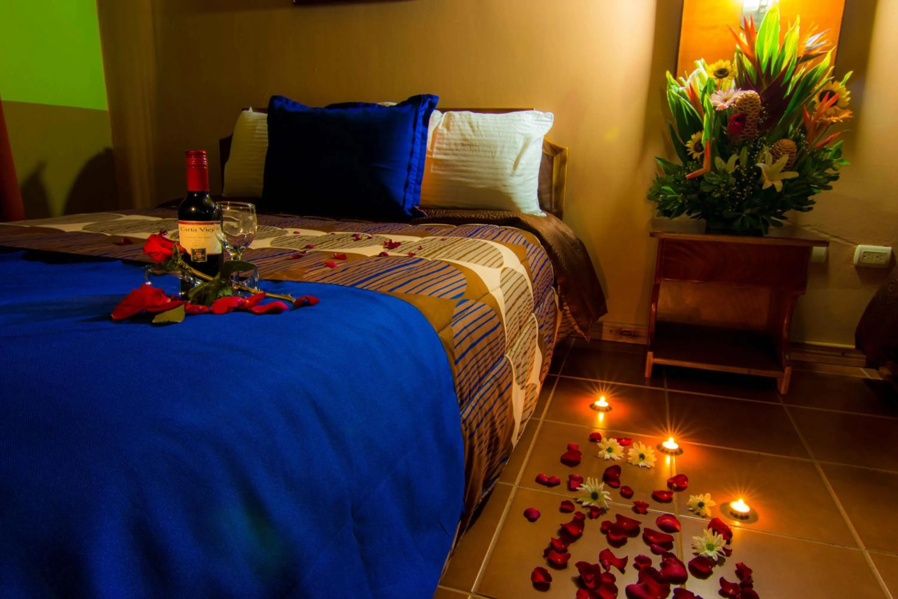 Bed in Hotel Cipreses