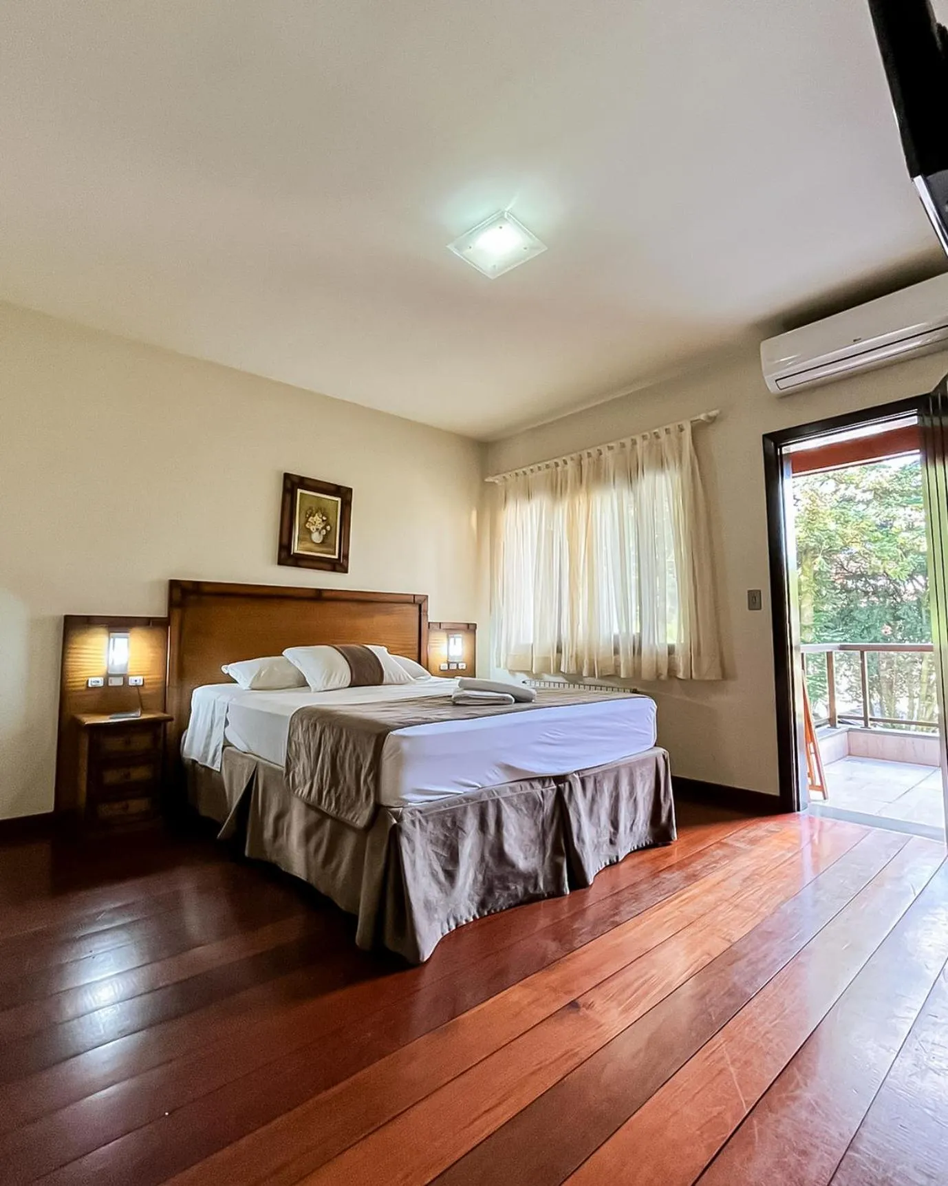 Bed in Hotel Pequeno Bosque