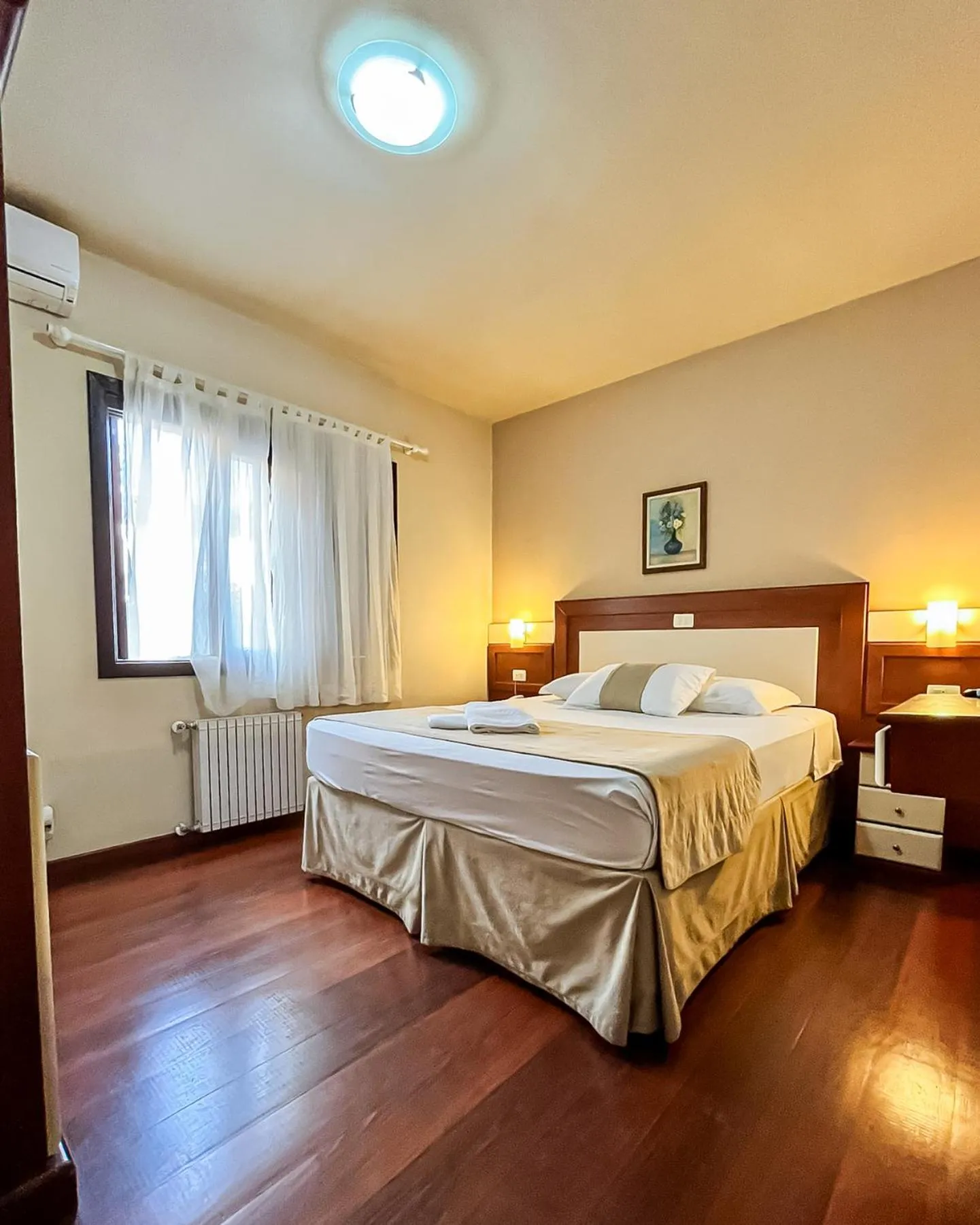 Bed in Hotel Pequeno Bosque