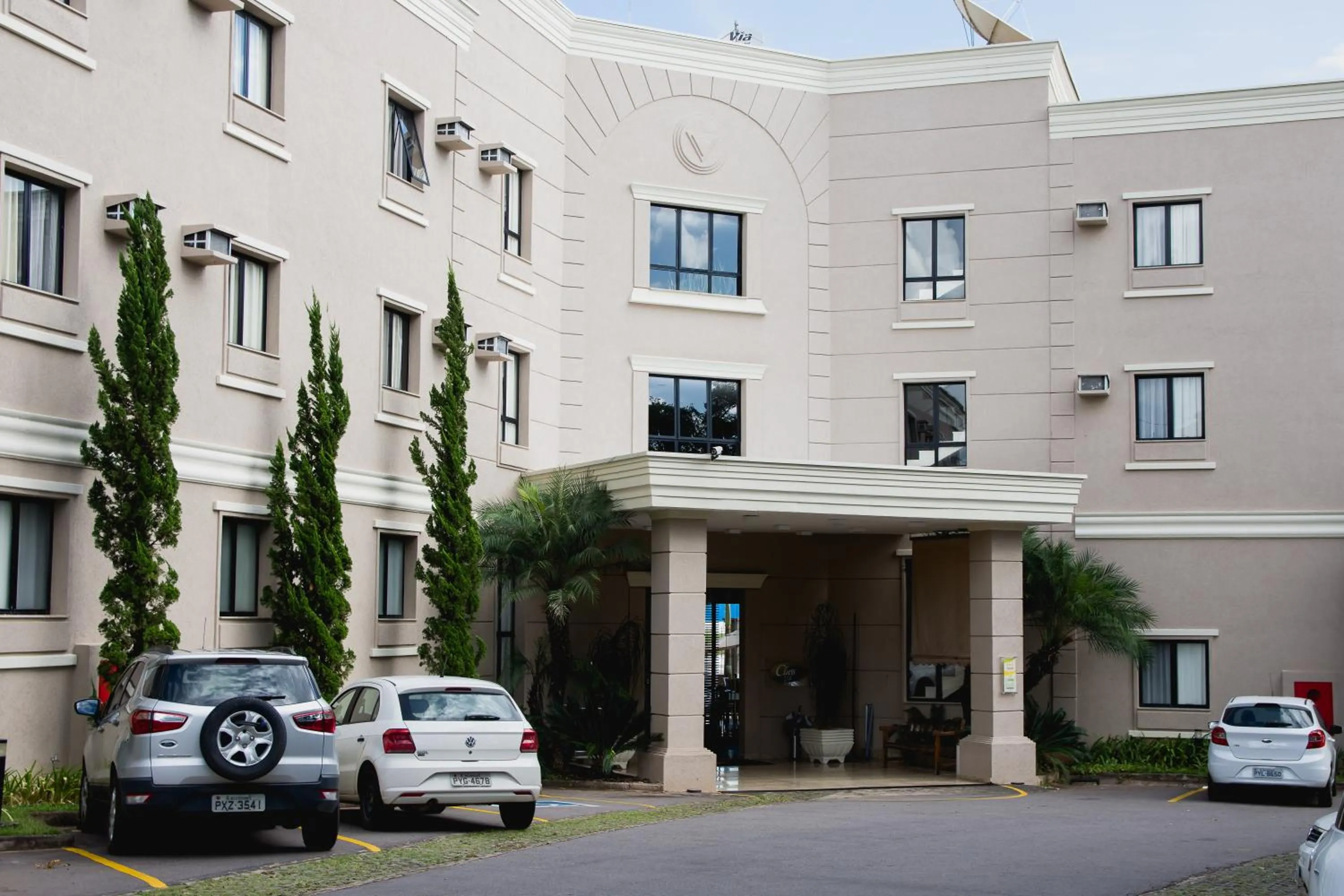 Facade/entrance in Class Hotel Varginha
