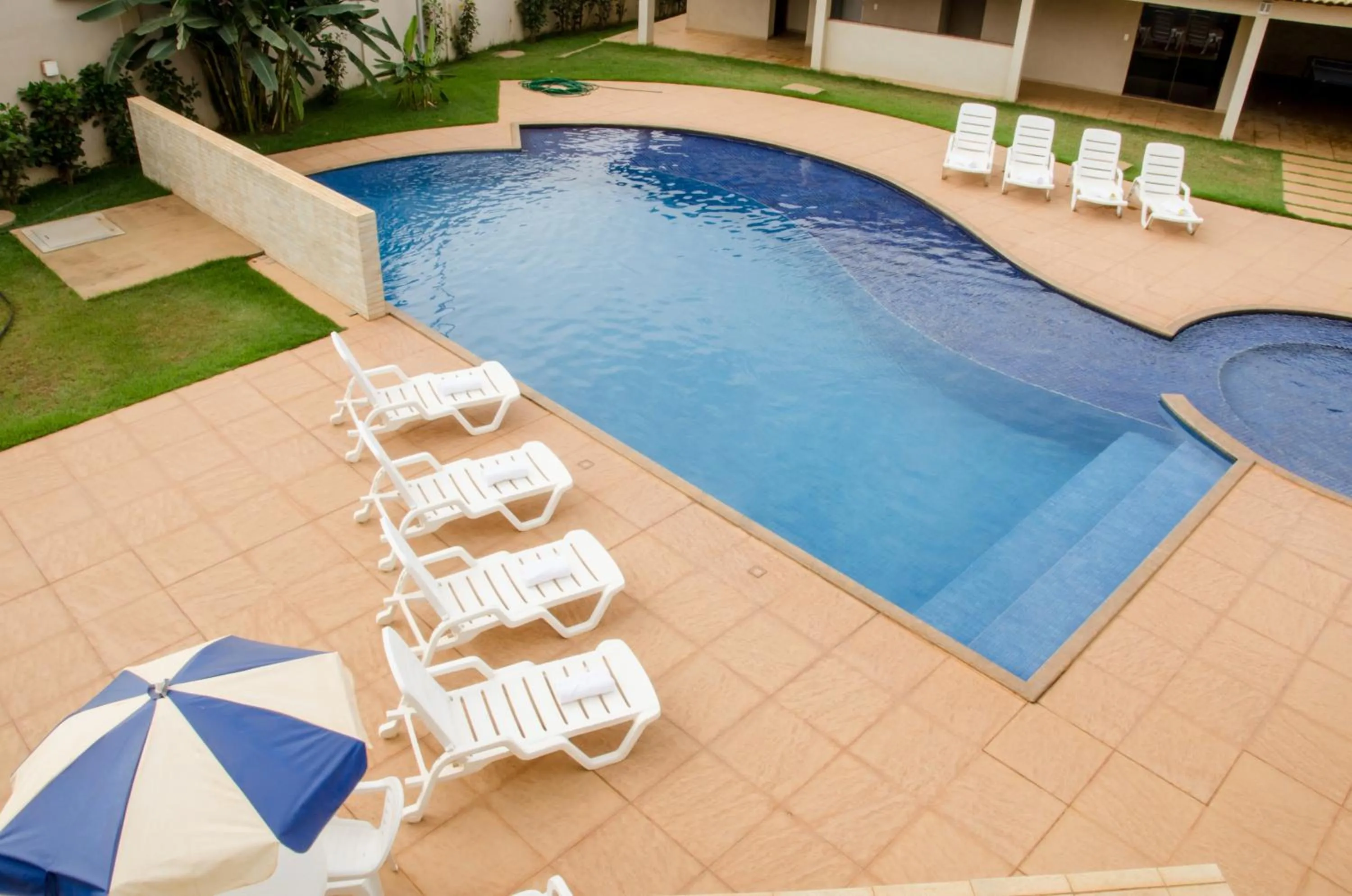 Pool view in Vale dos Carajás Hotel