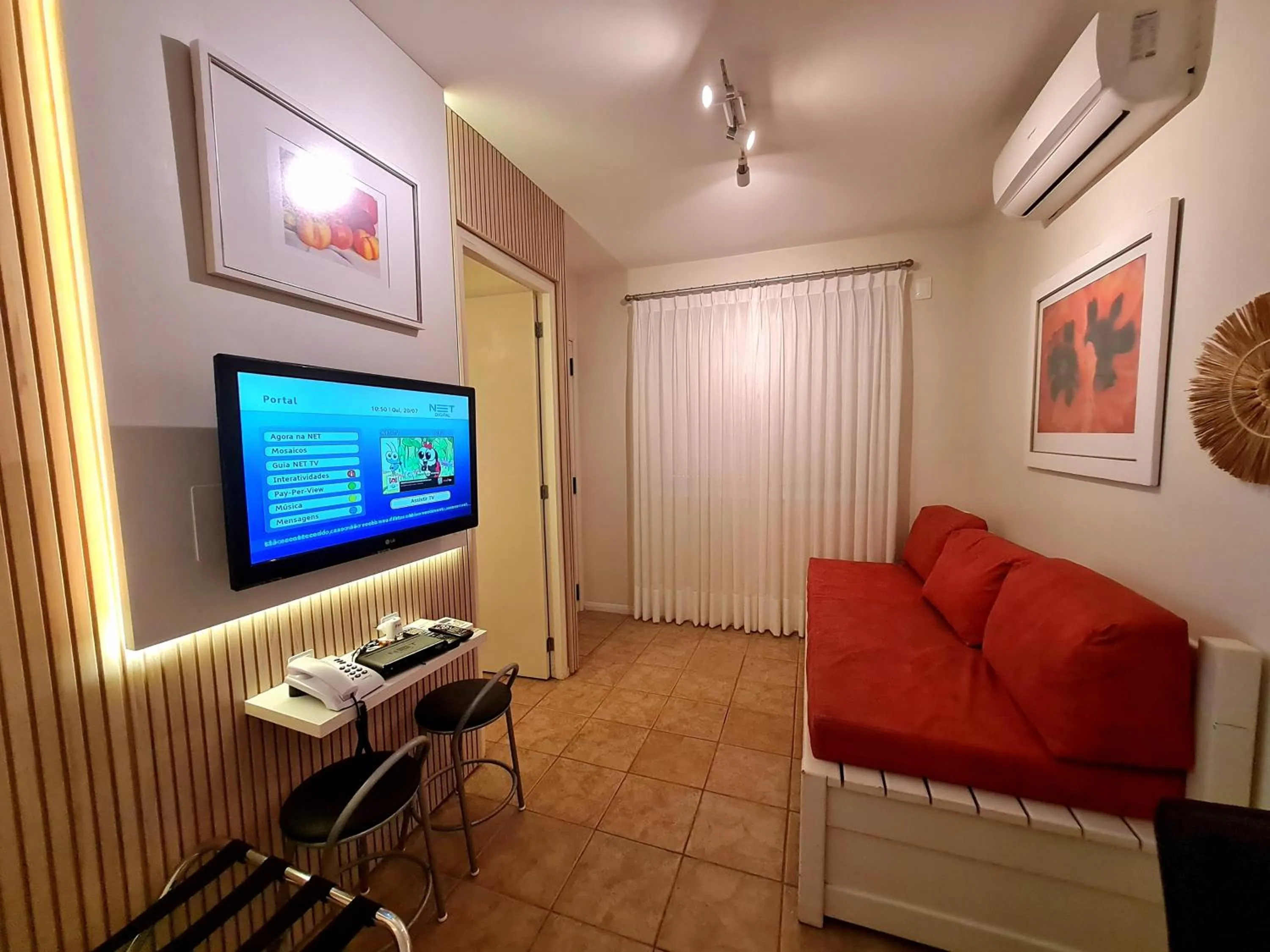 Living room in Belle Arti Pousada