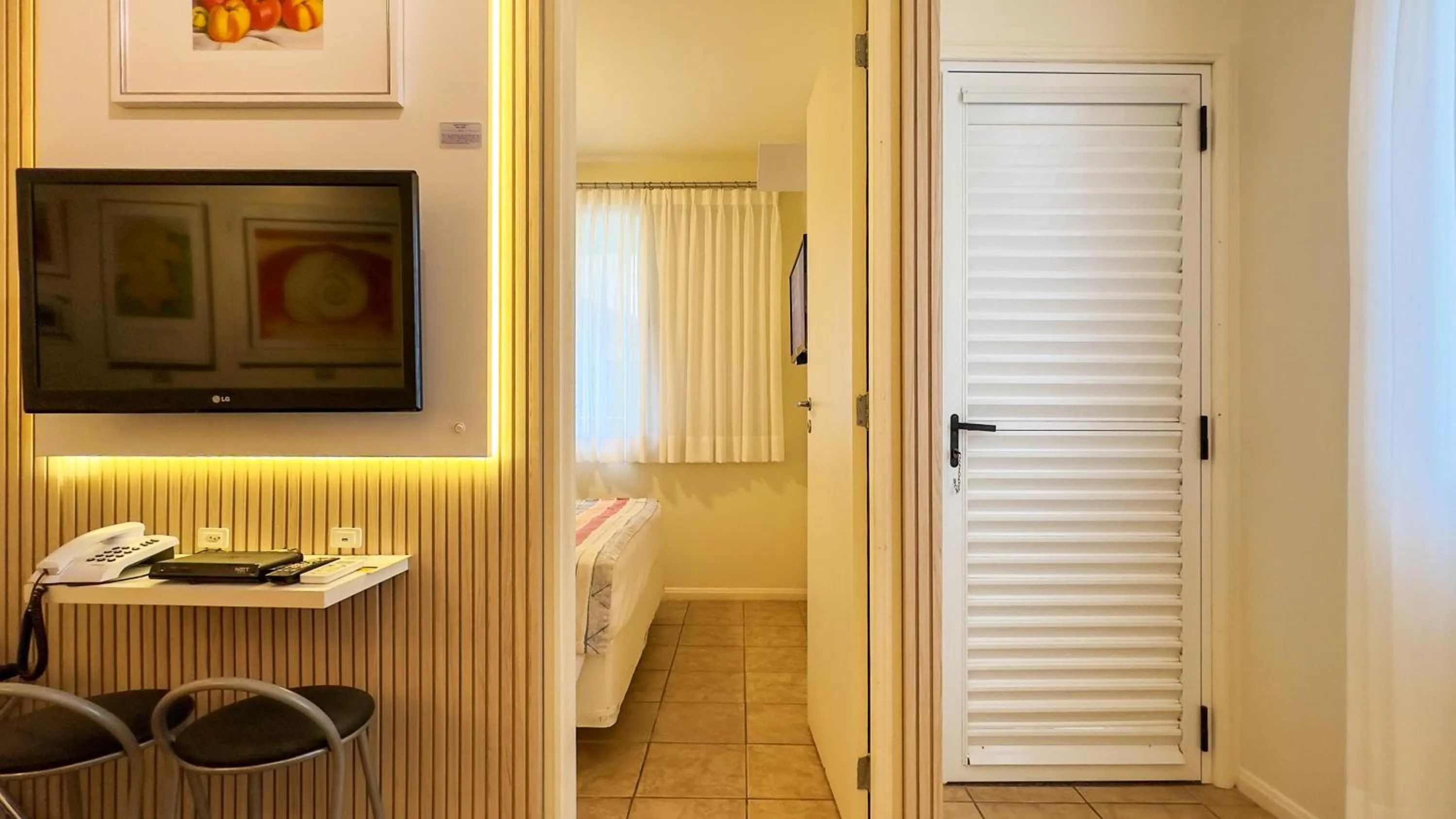 Living room, Bed in Belle Arti Pousada