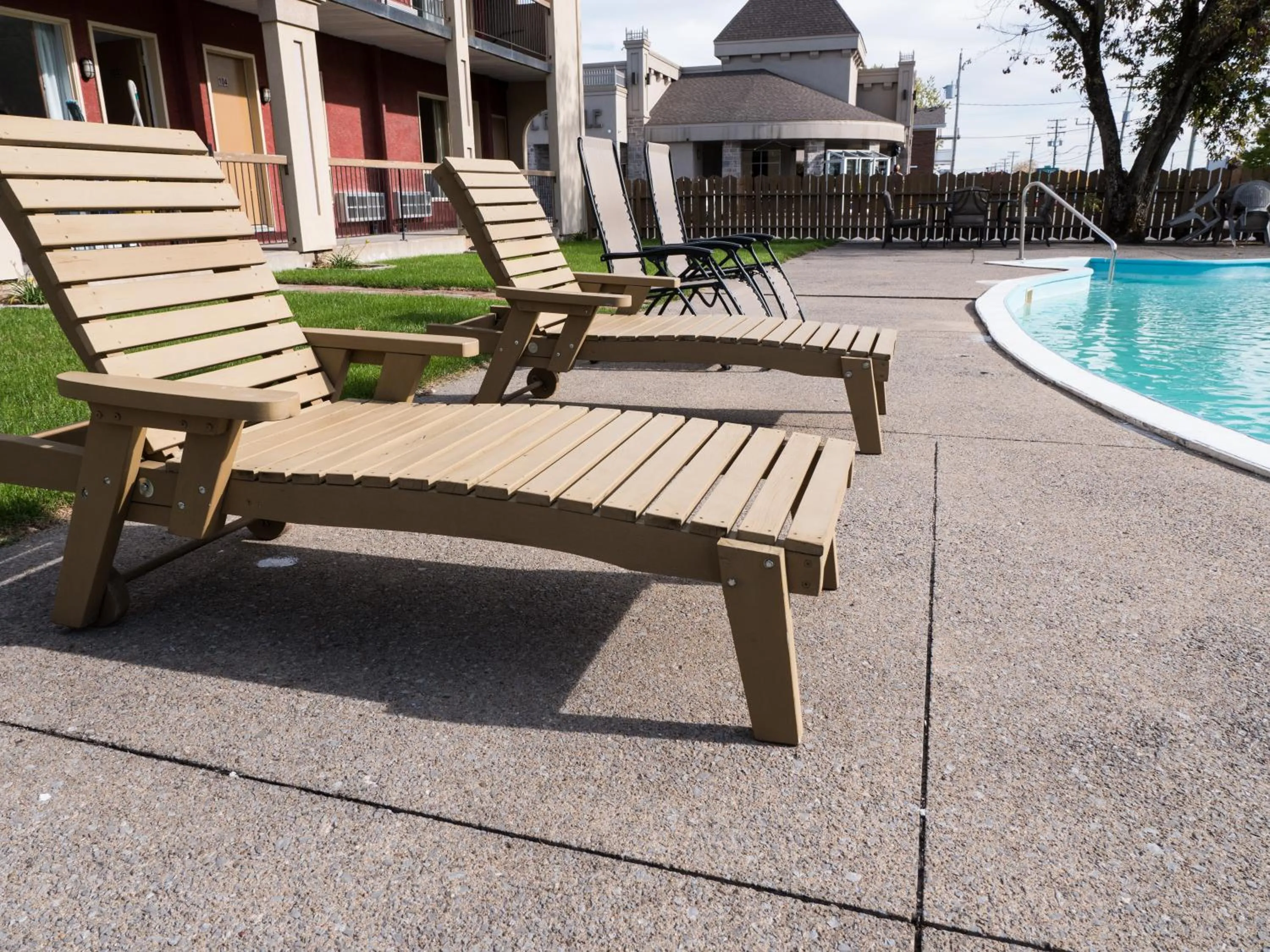 Patio in Motel Classique