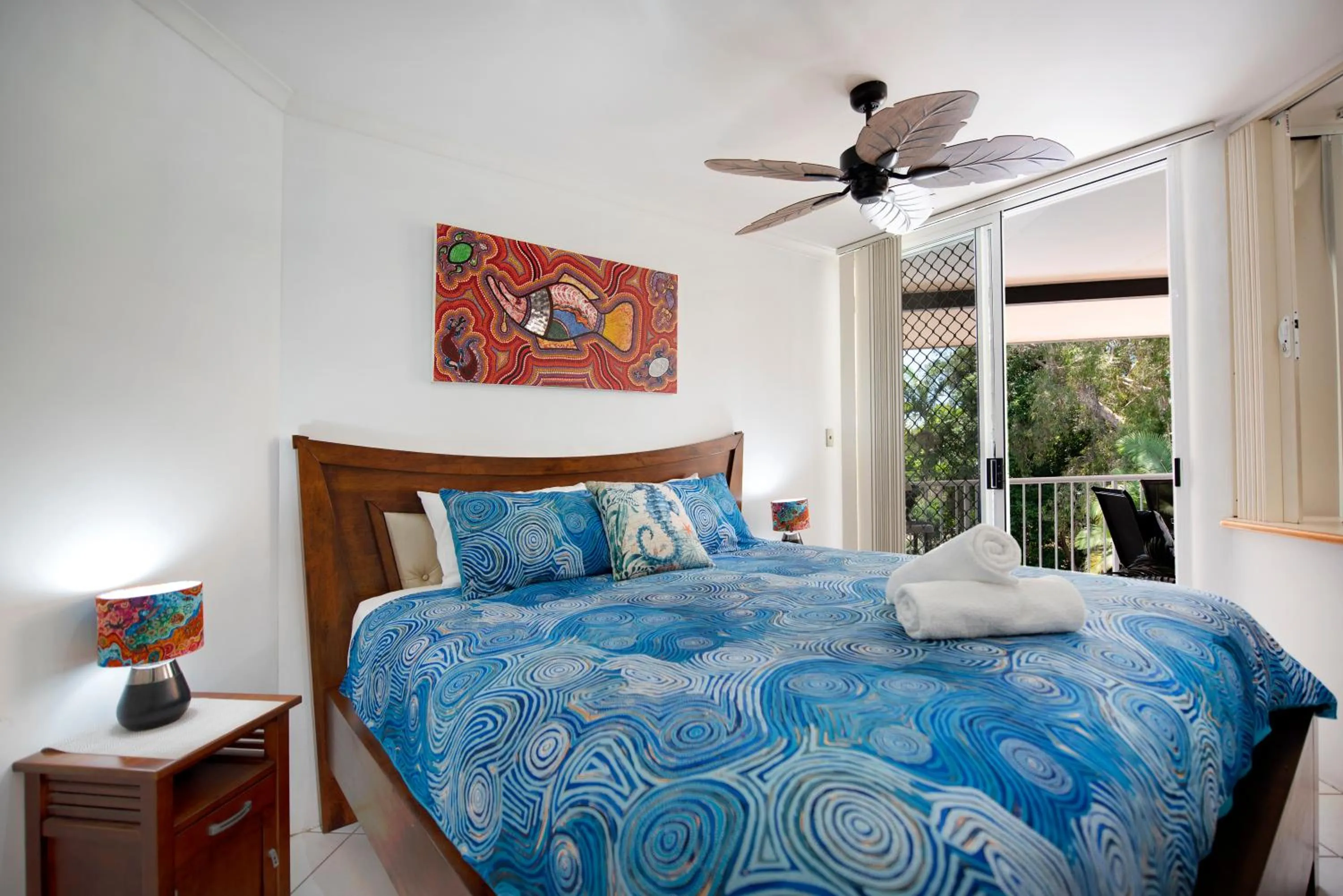 Bed in Golden Sands Beachfront Resort