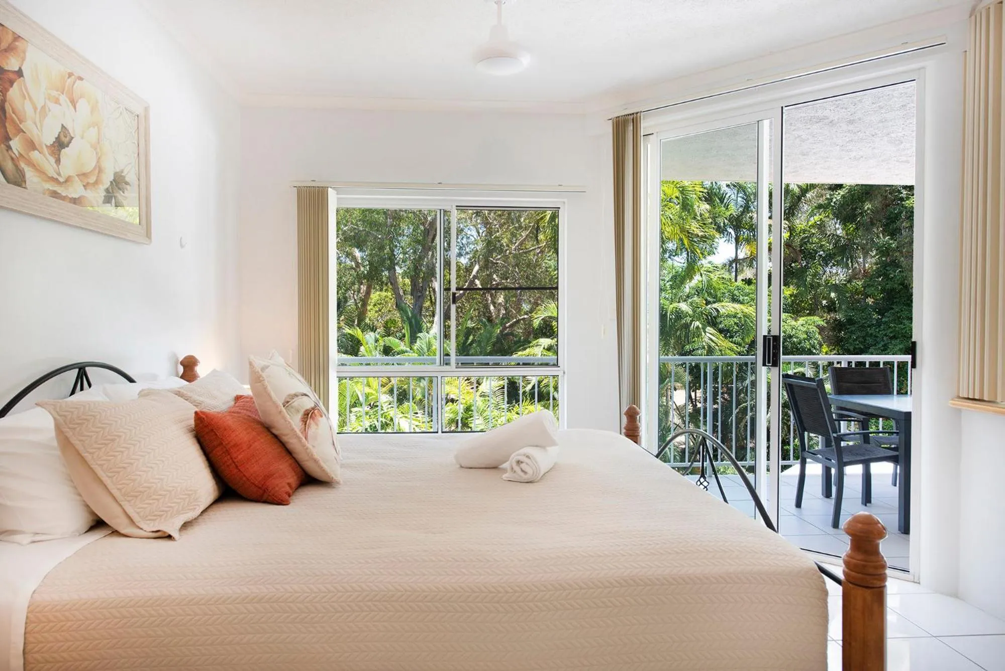 Bed in Golden Sands Beachfront Resort