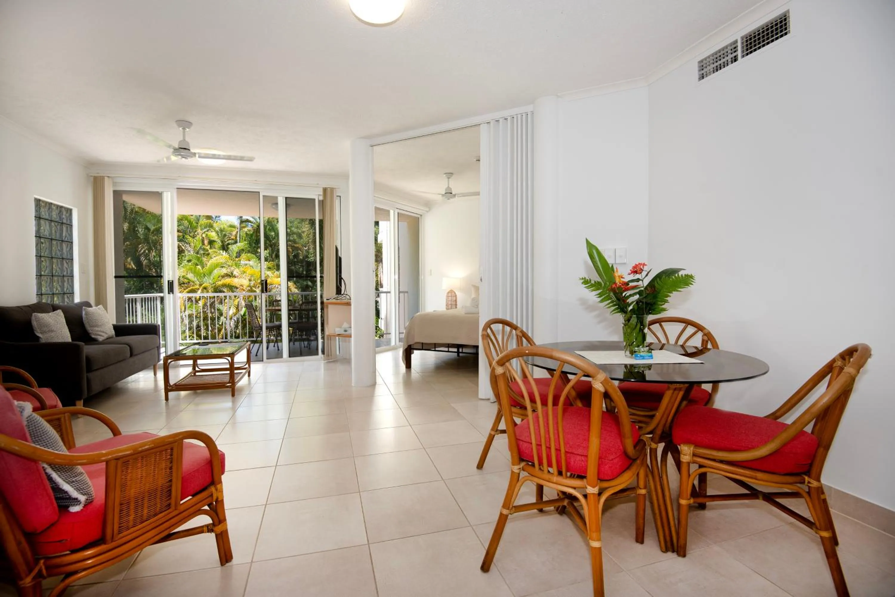 Living room in Golden Sands Beachfront Resort