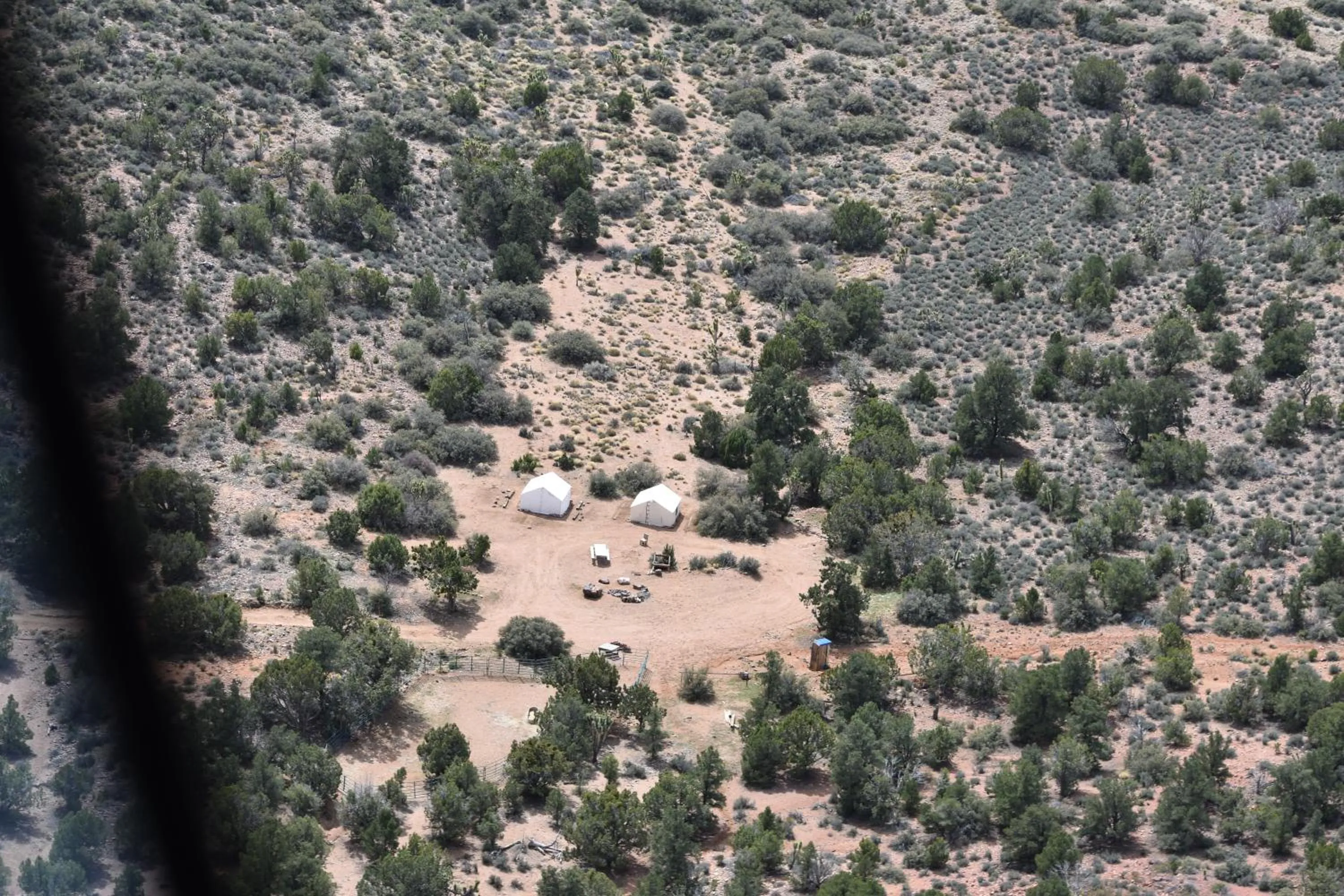 Bird's eye view in Grand Canyon Western Ranch