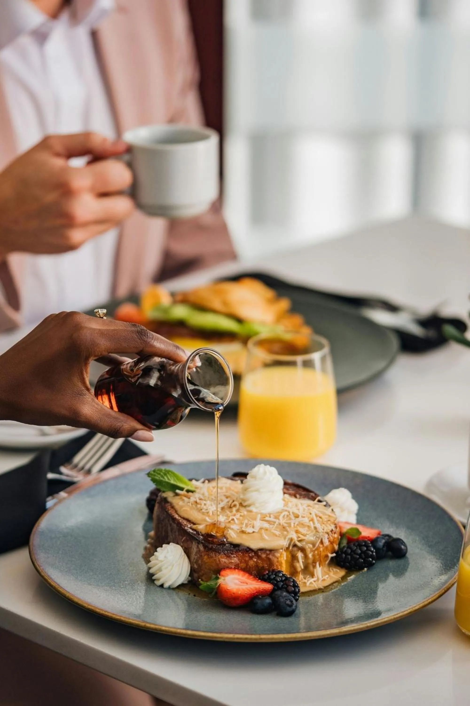 Breakfast in Sheraton Montreal Airport Hotel