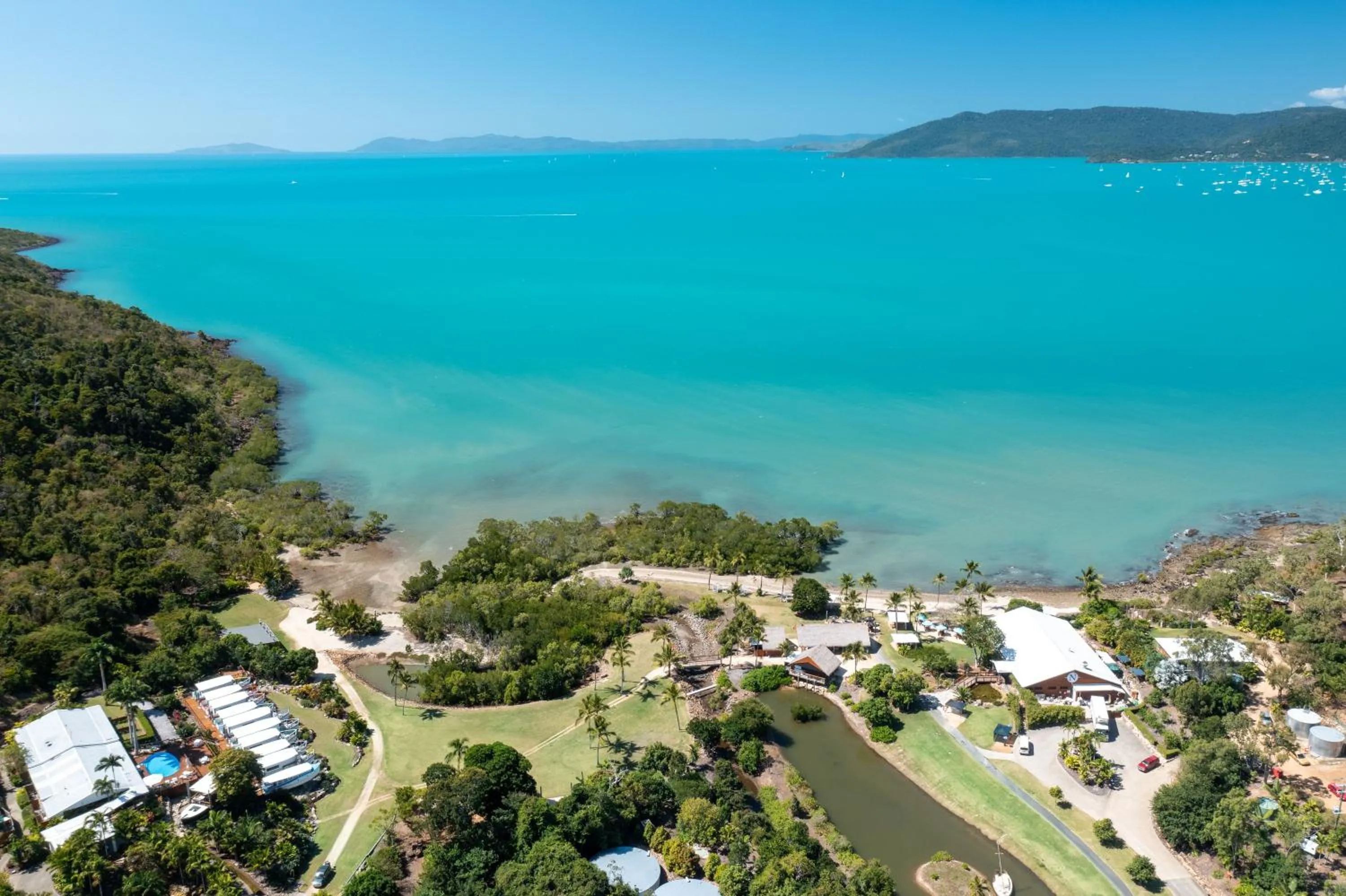 Natural landscape in Freedom Shores Resort Airlie Beach