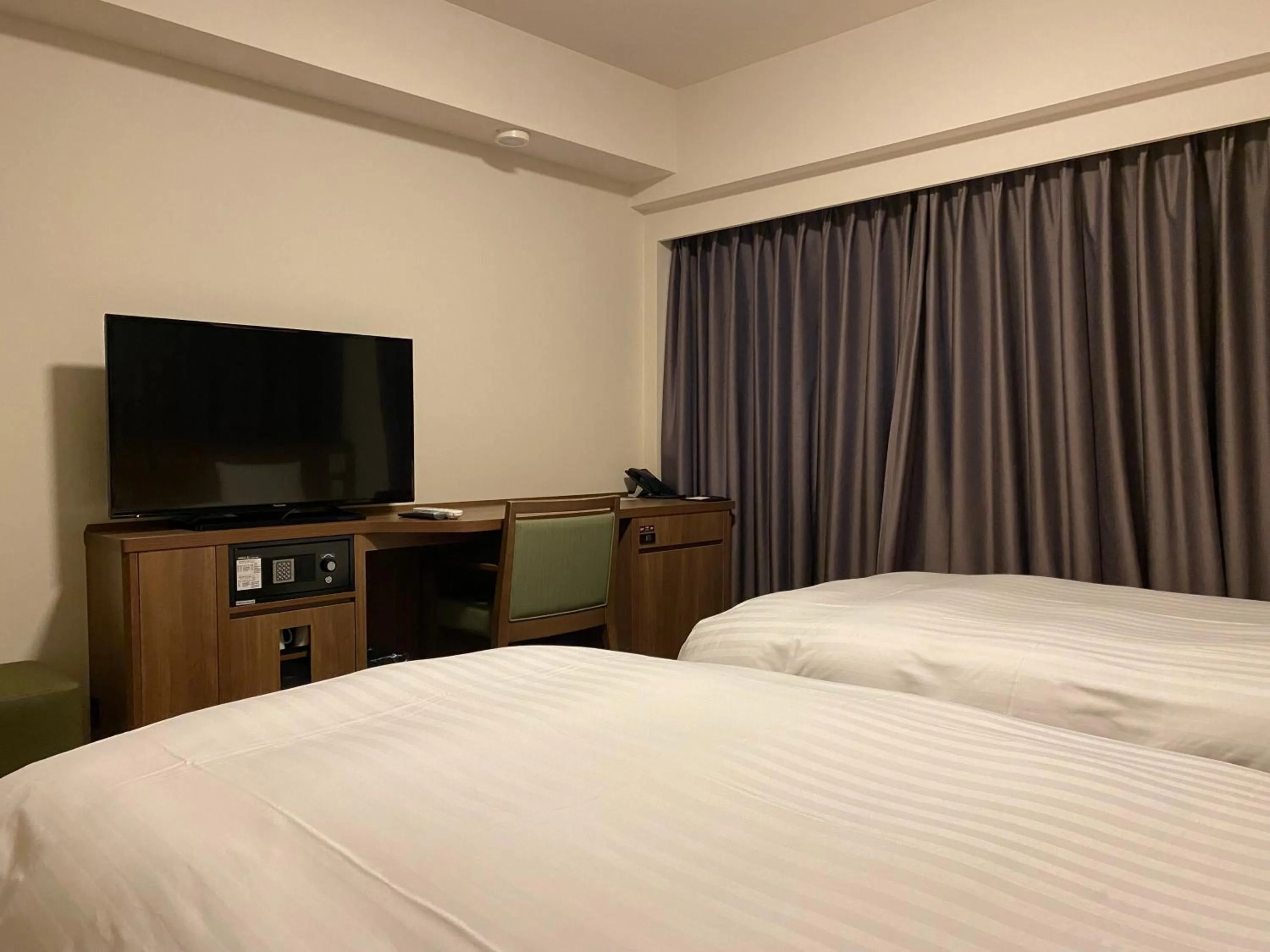 Bed in Dormy Inn Morioka