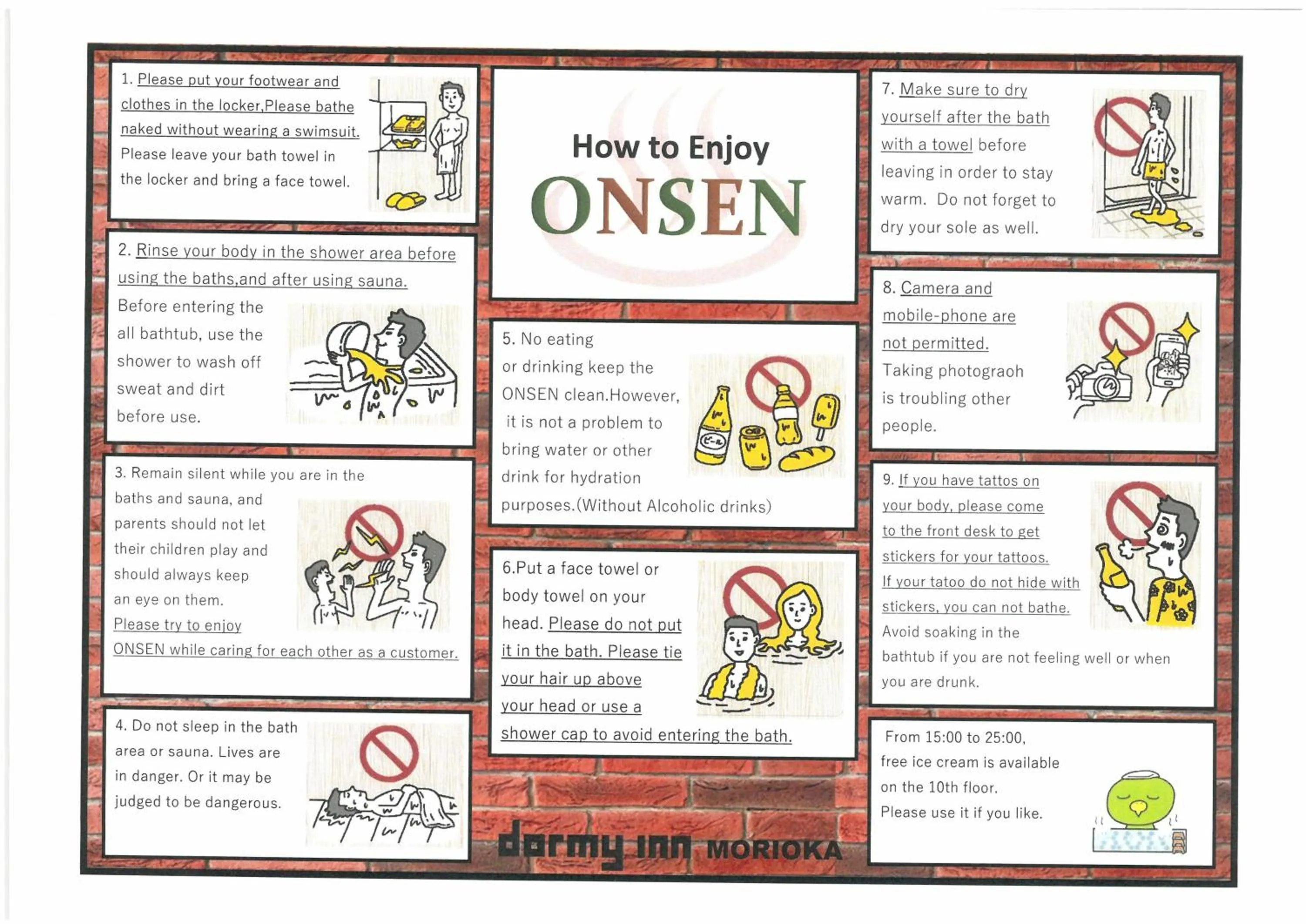 Public Bath in Dormy Inn Morioka