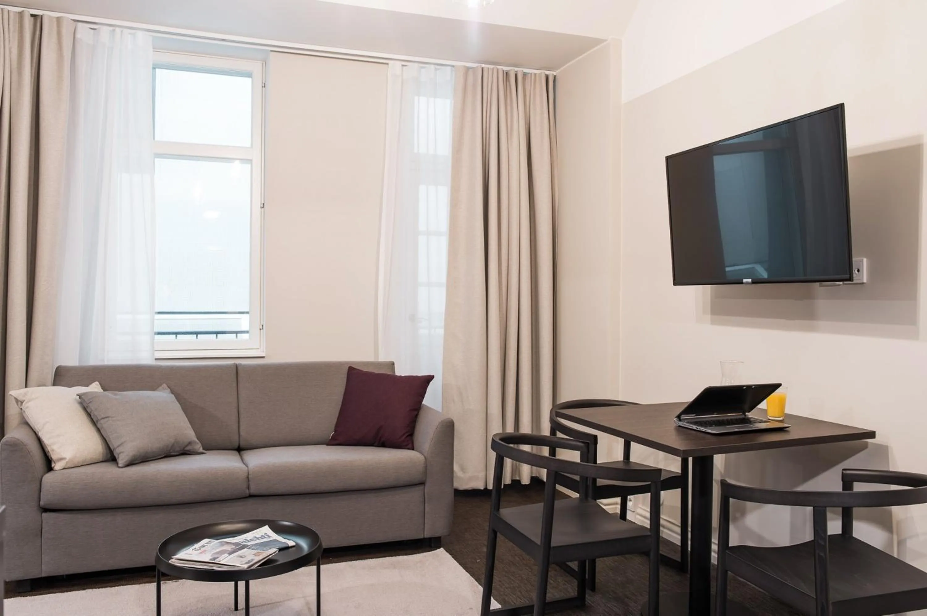 Living room in Forenom Aparthotel Turku