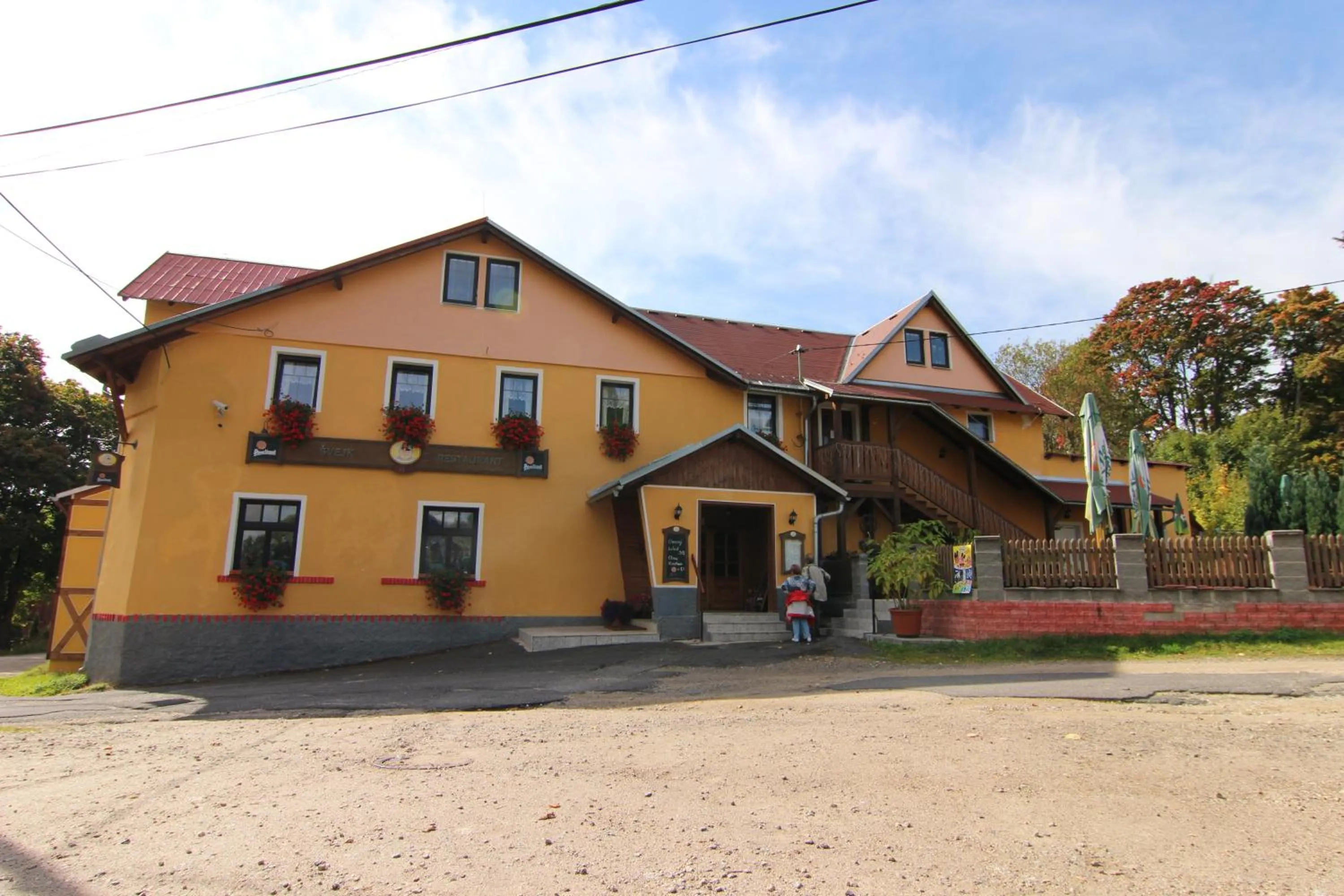 Facade/entrance in Hotel Restaurant Svejk