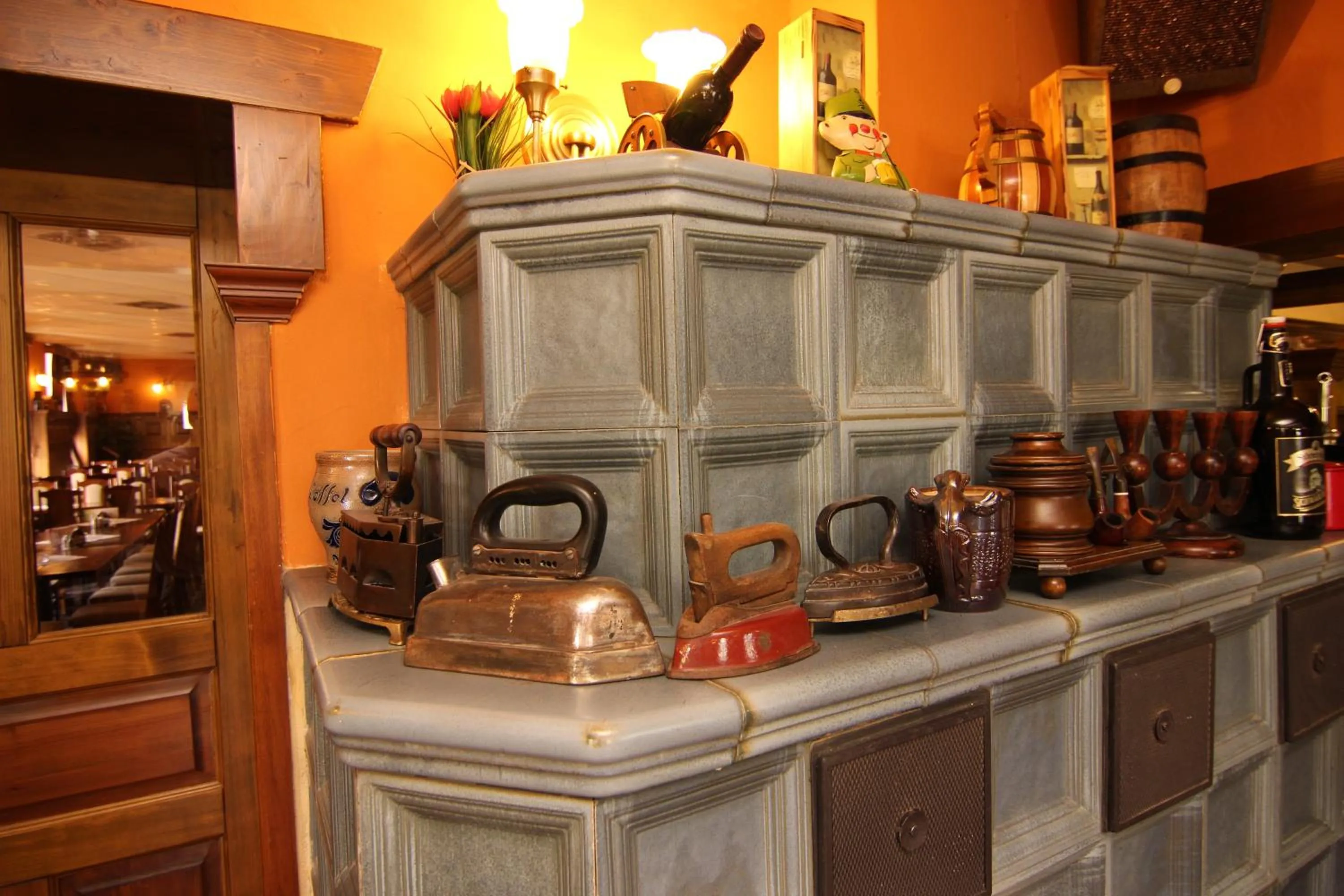 Decorative detail in Hotel Restaurant Svejk