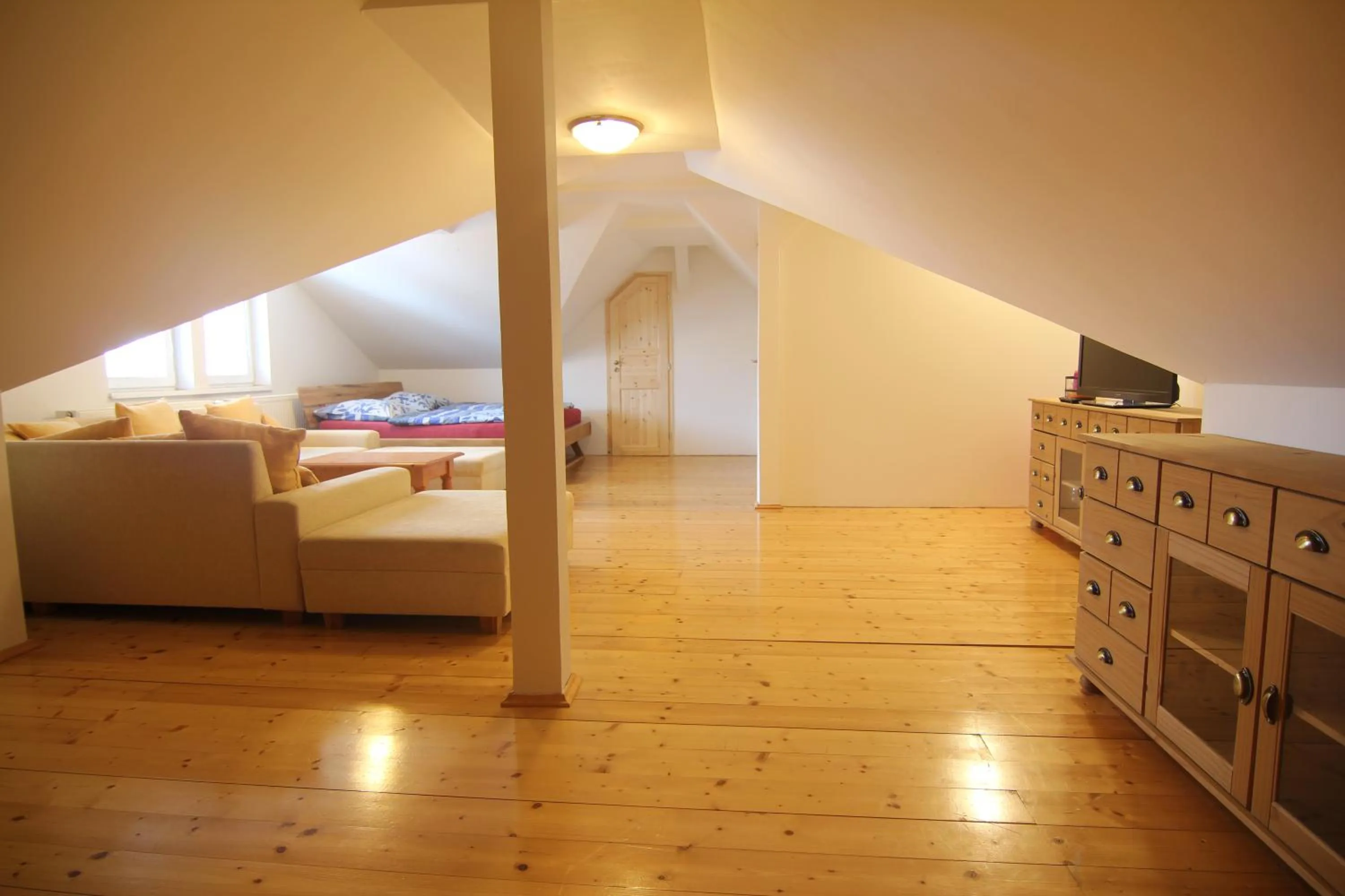 Bed in Hotel Restaurant Svejk