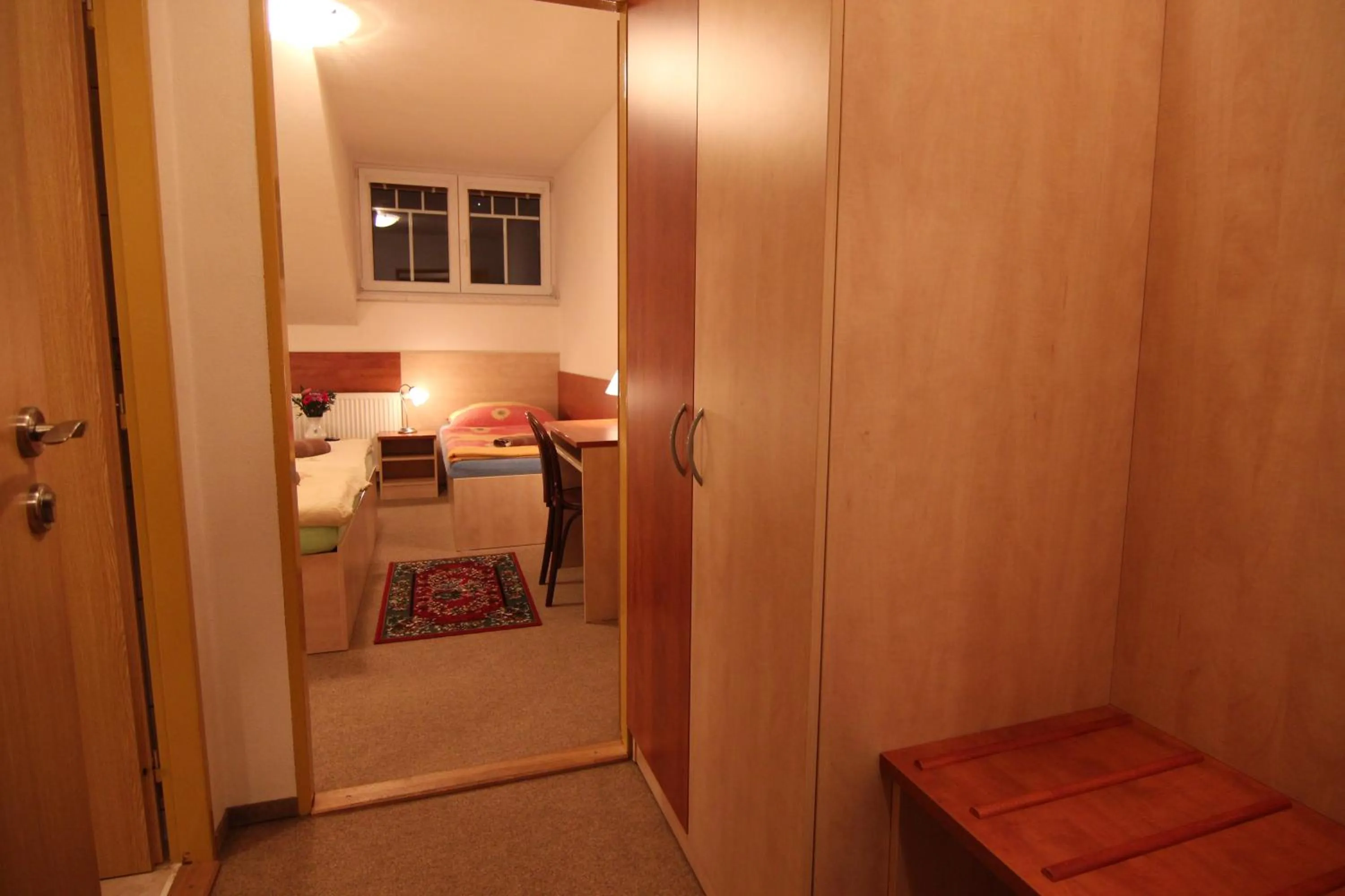 Decorative detail, Bed in Hotel Restaurant Svejk