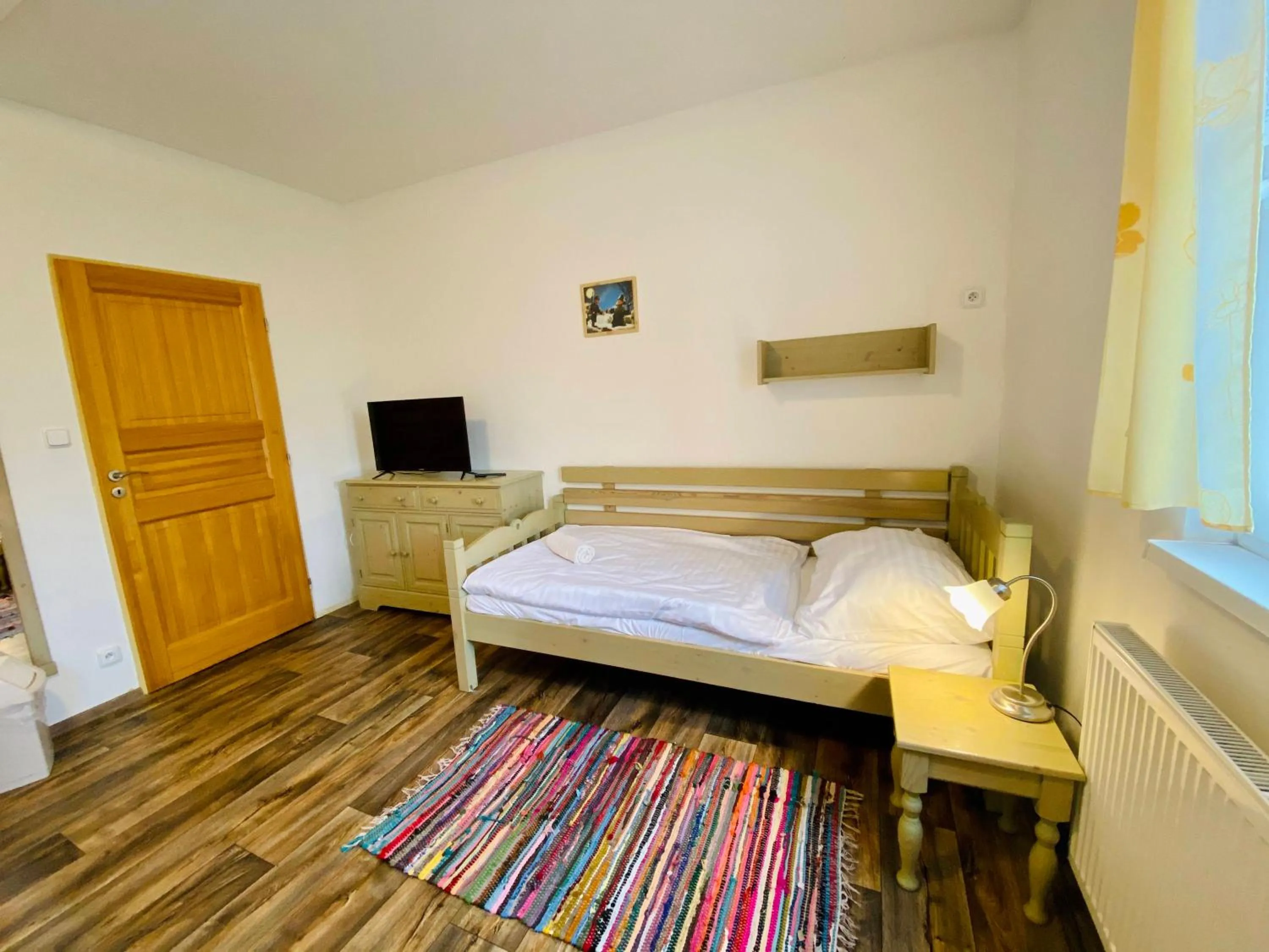 Bed in Hotel Restaurant Svejk