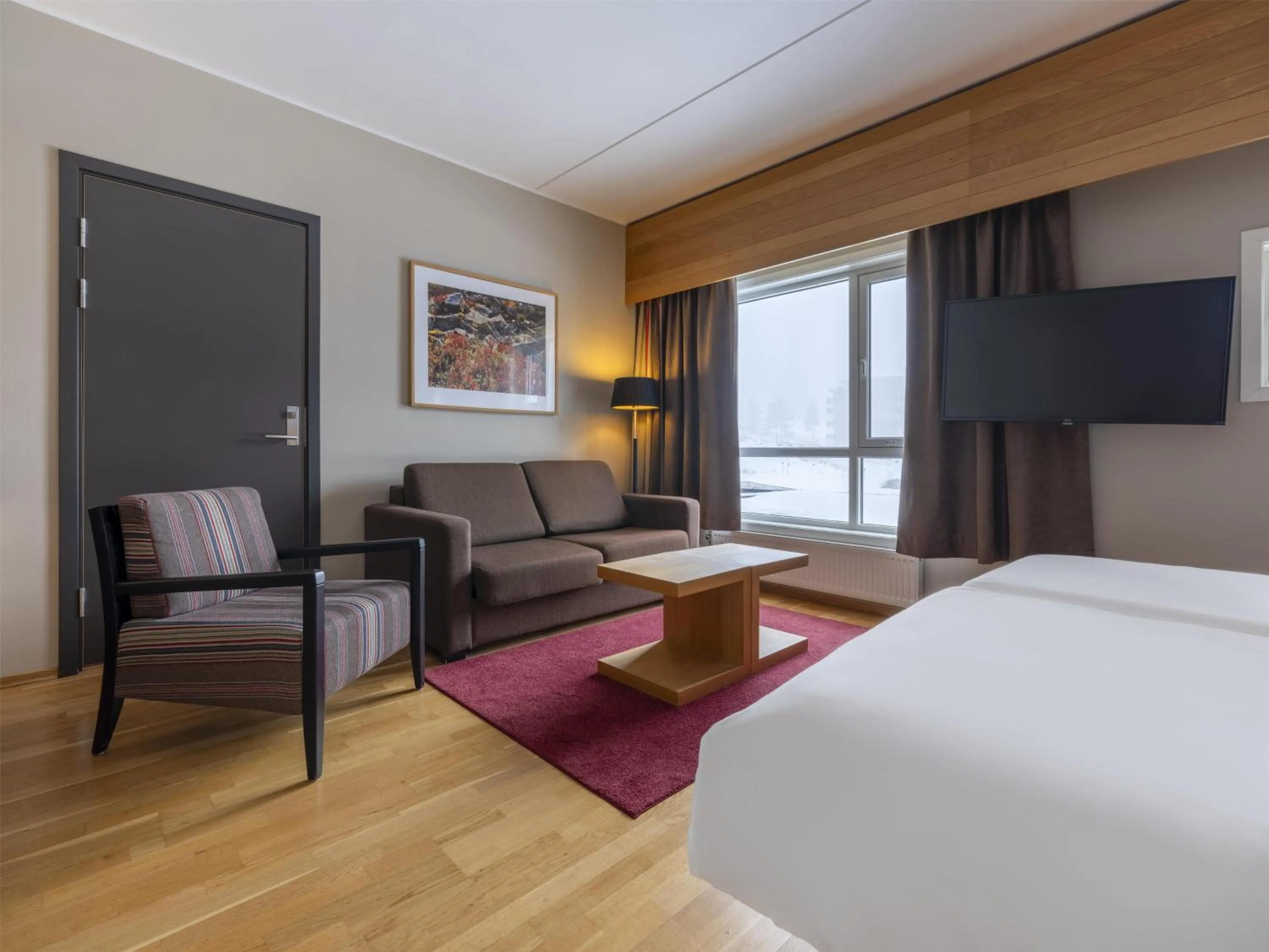 Bedroom, Bed in Radisson Blu Resort, Trysil