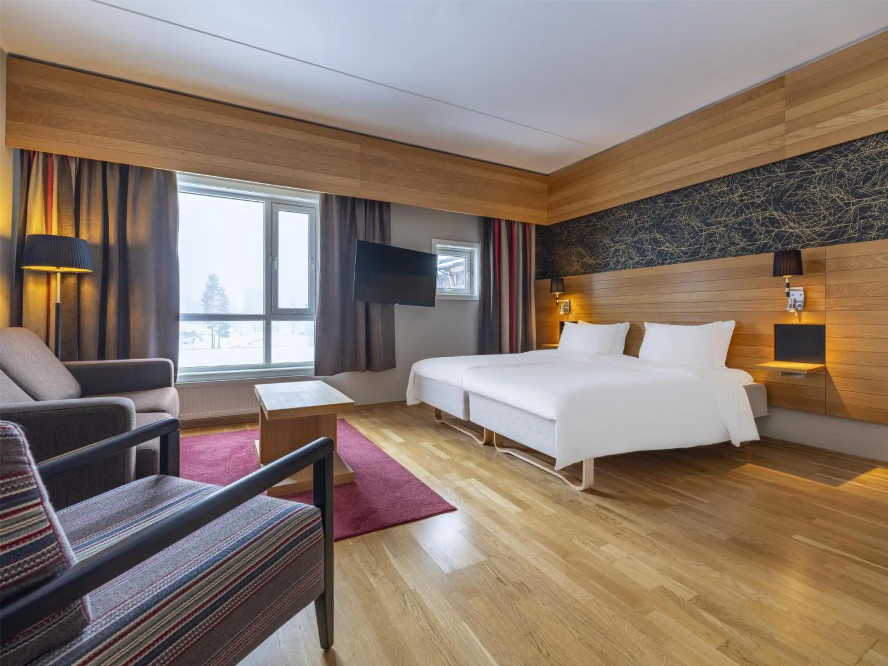 Bedroom, Bed in Radisson Blu Resort, Trysil