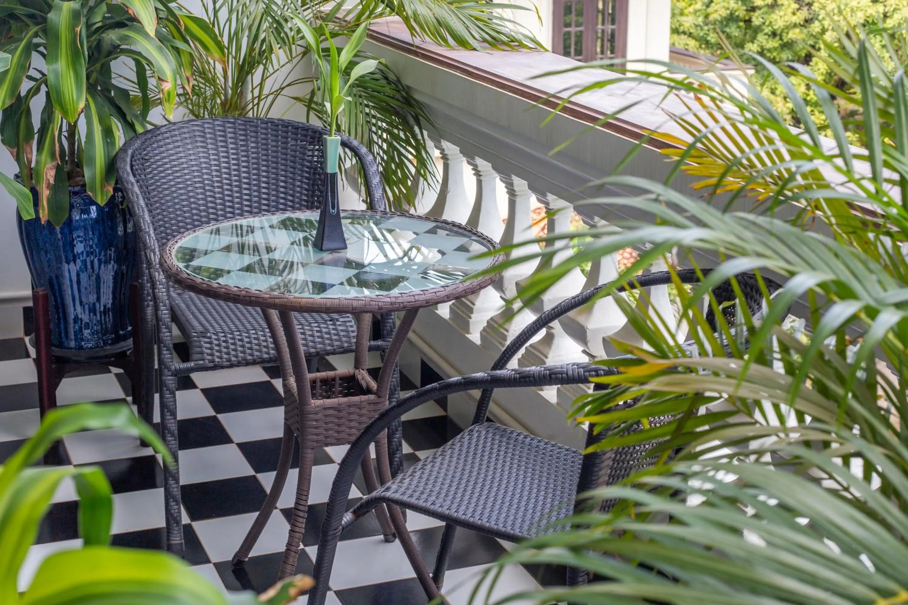 Balcony/Terrace in Chateau d'Angkor La Residence