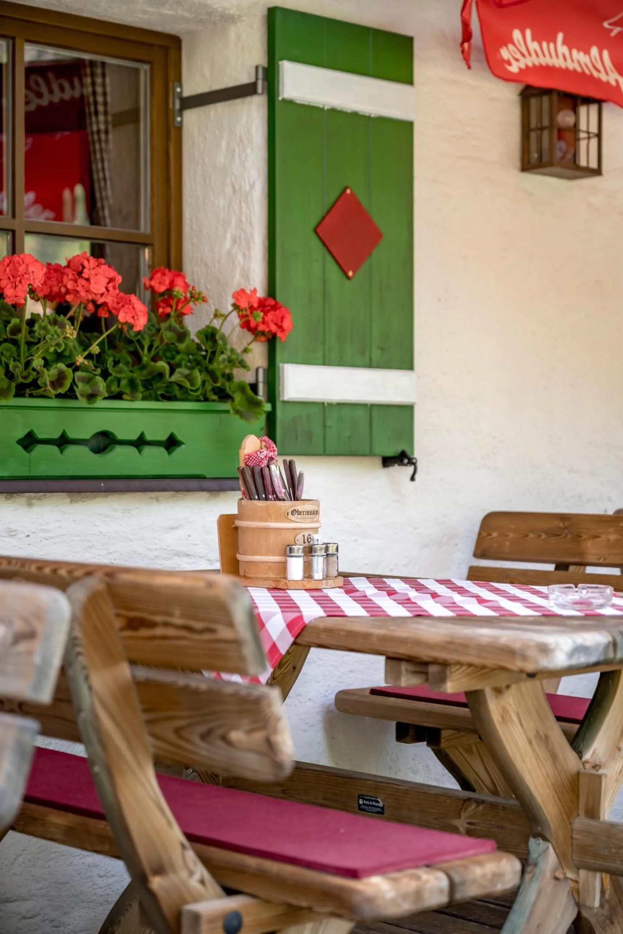 Balcony/Terrace in Pension Almrausch