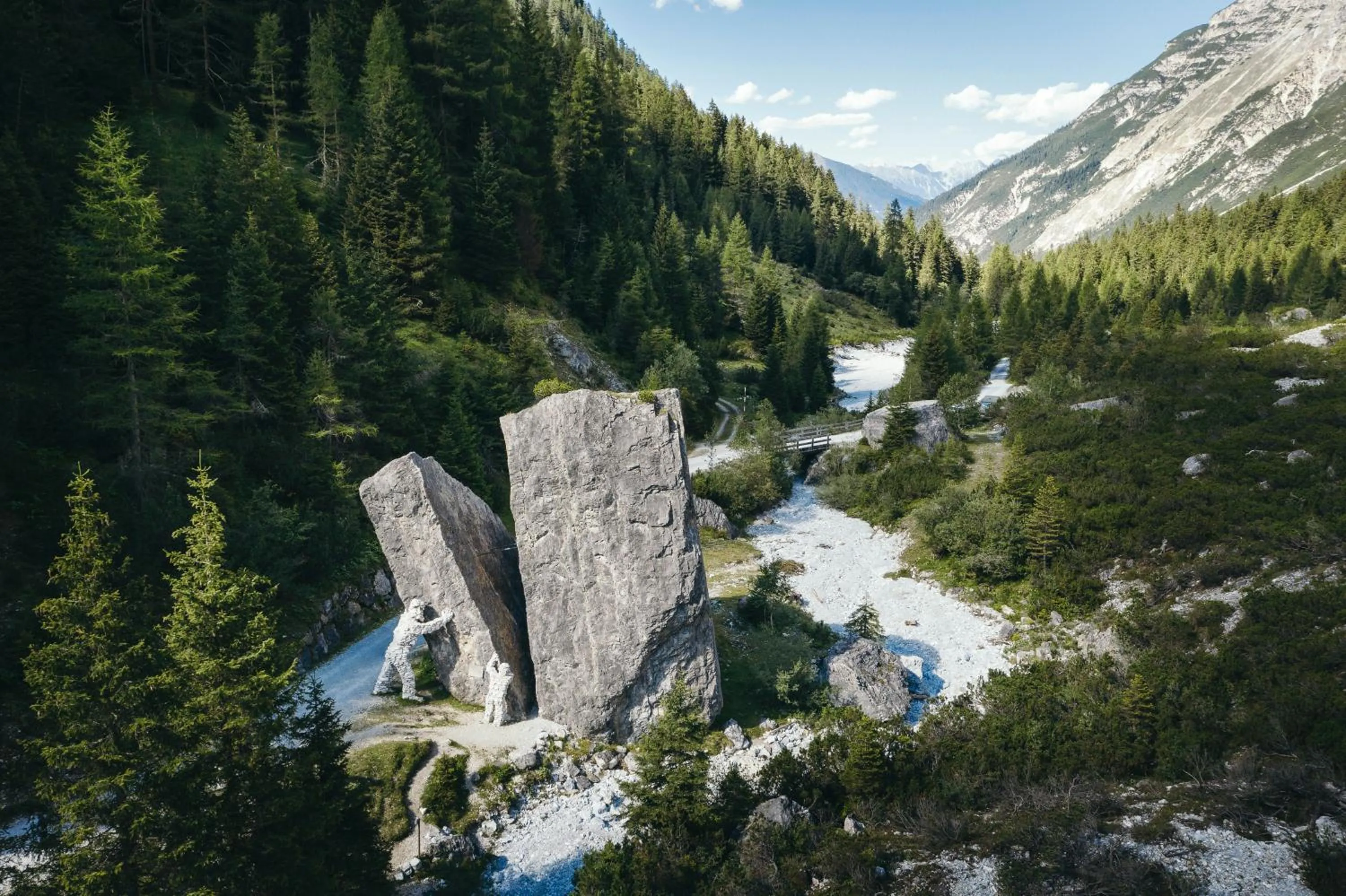 Natural landscape in Pension Almrausch