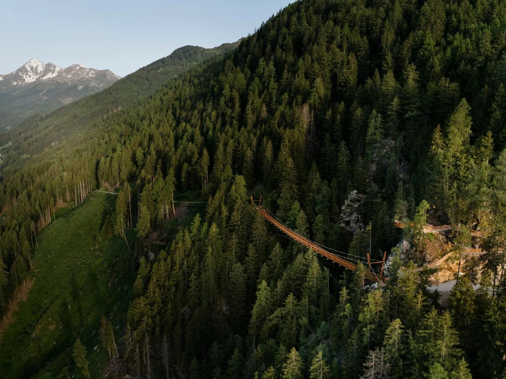 Natural landscape in Pension Almrausch