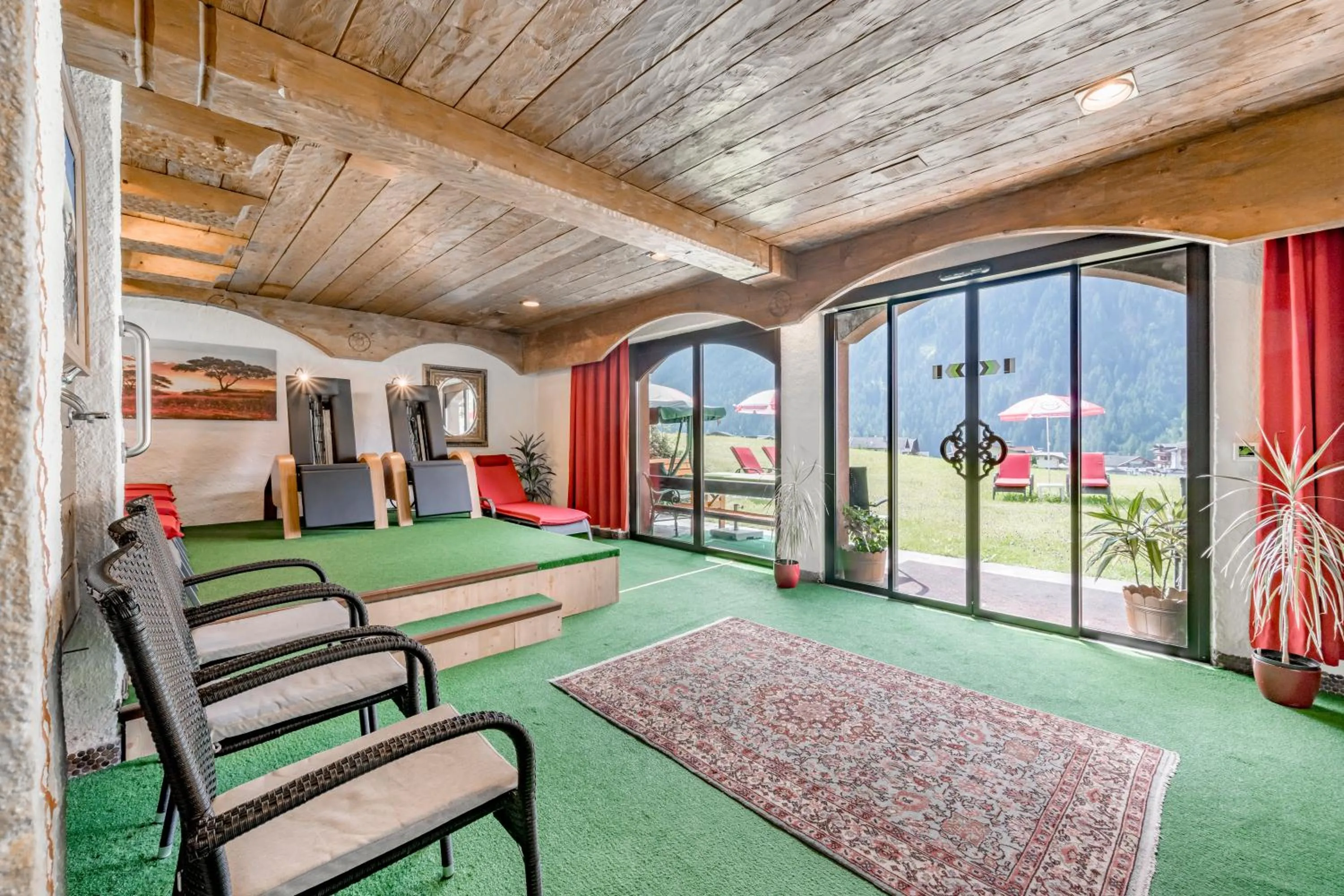 Spa and wellness centre/facilities in Pension Almrausch