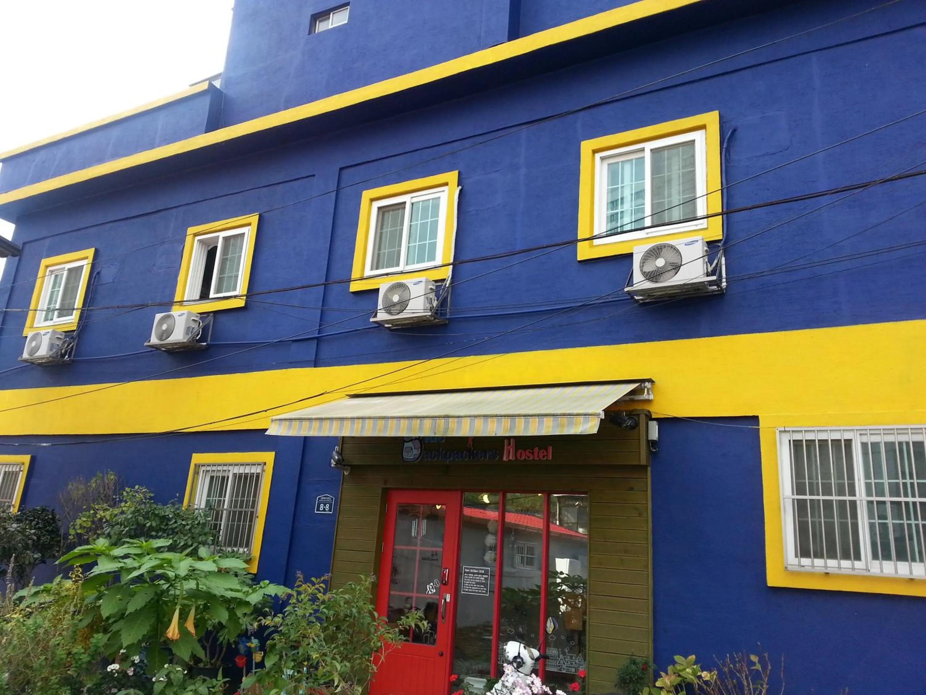 Property building in Blue Backpackers Hostel