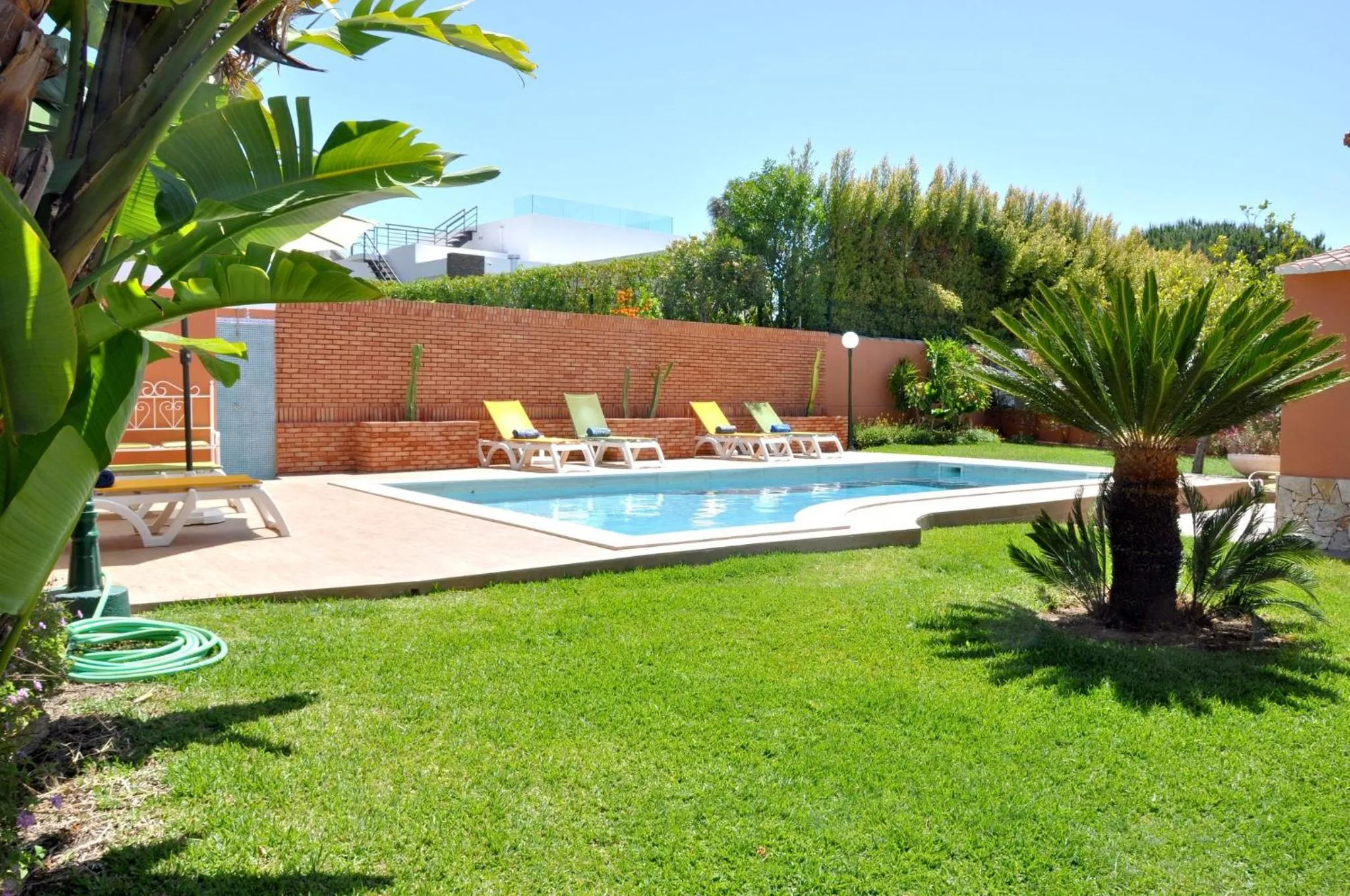 Natural landscape in Fantastic for Family Gatherings, Optional Pool Heating, Free Air Con Wifi