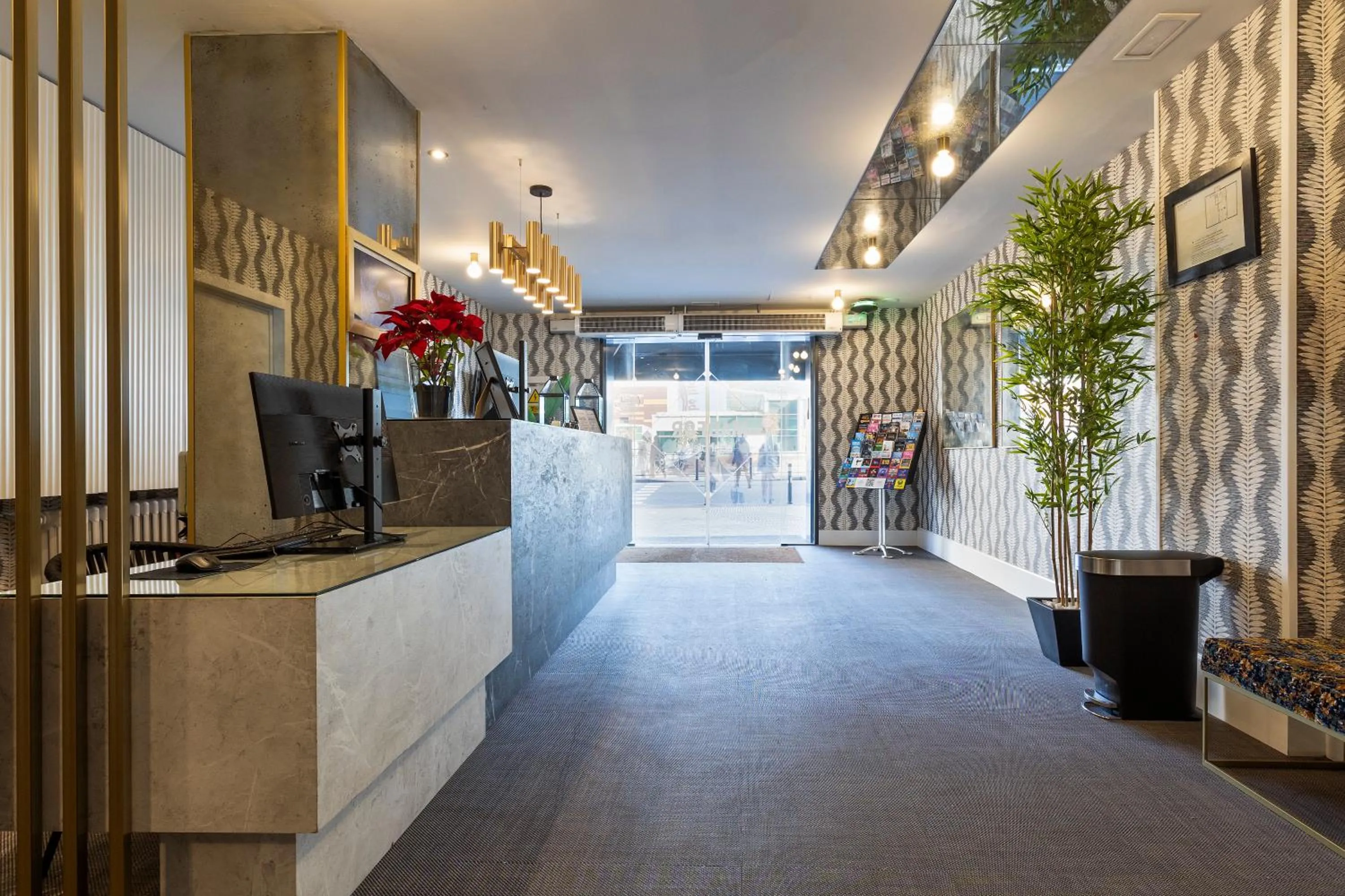 Lobby or reception in Hotel Acta Madfor