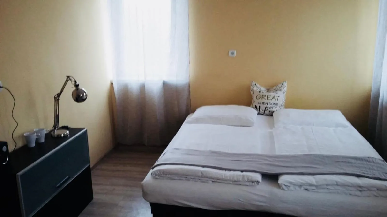 Bed in Pokoje Goscinne ATENA
