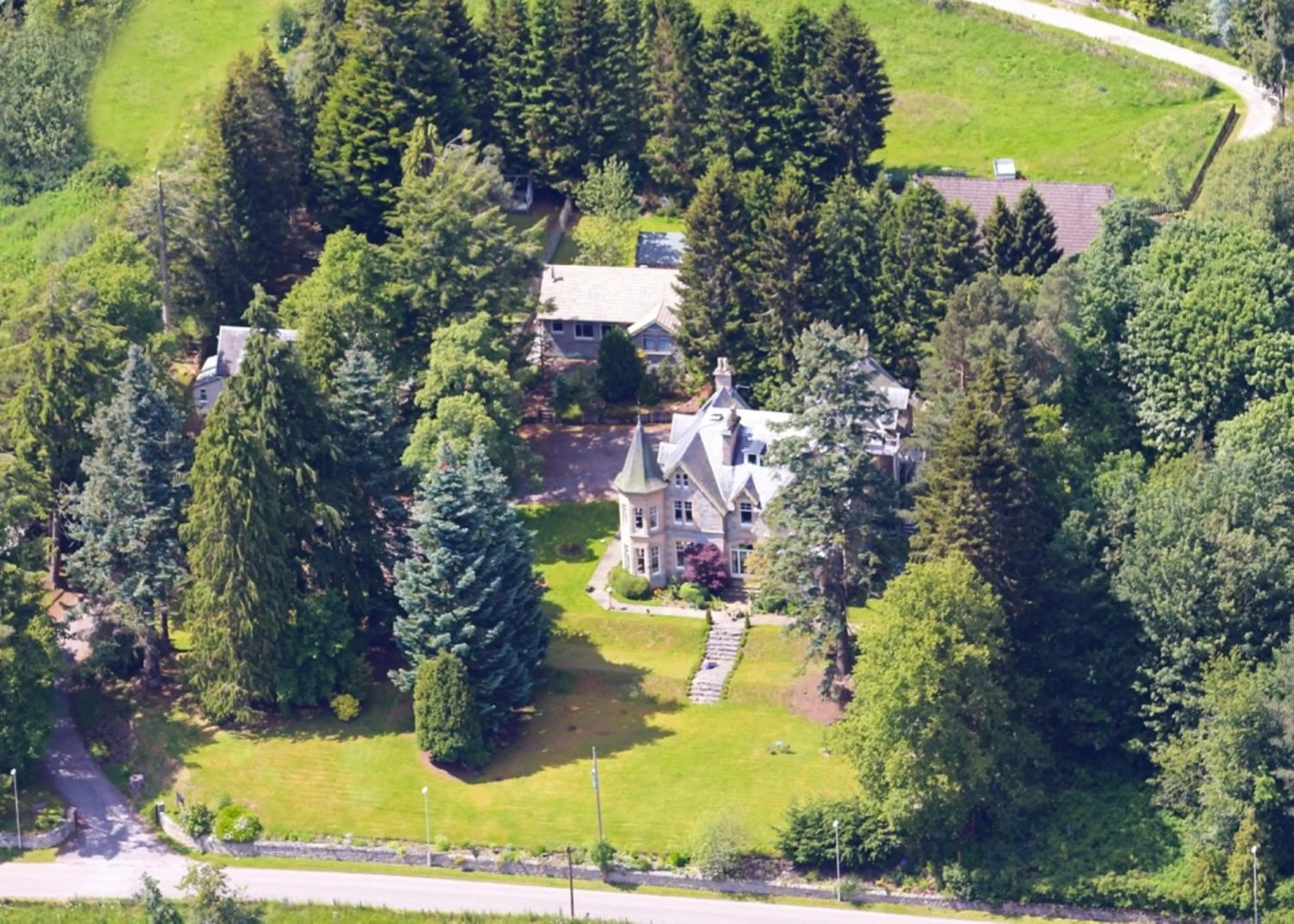 Bird's eye view in Tigh na Sgiath Country House Hotel