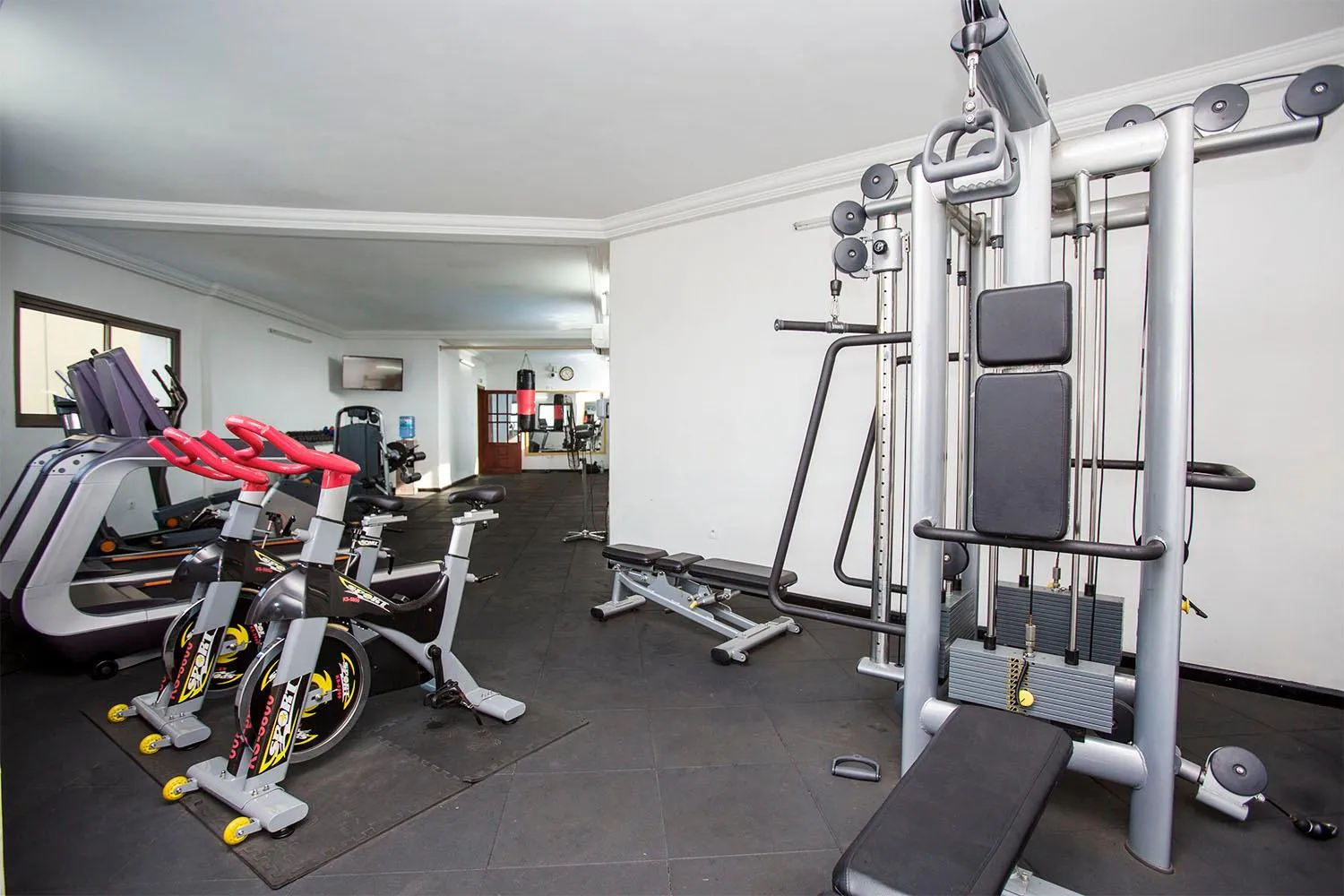 Fitness centre/facilities in Residence Le Carat Bonapriso