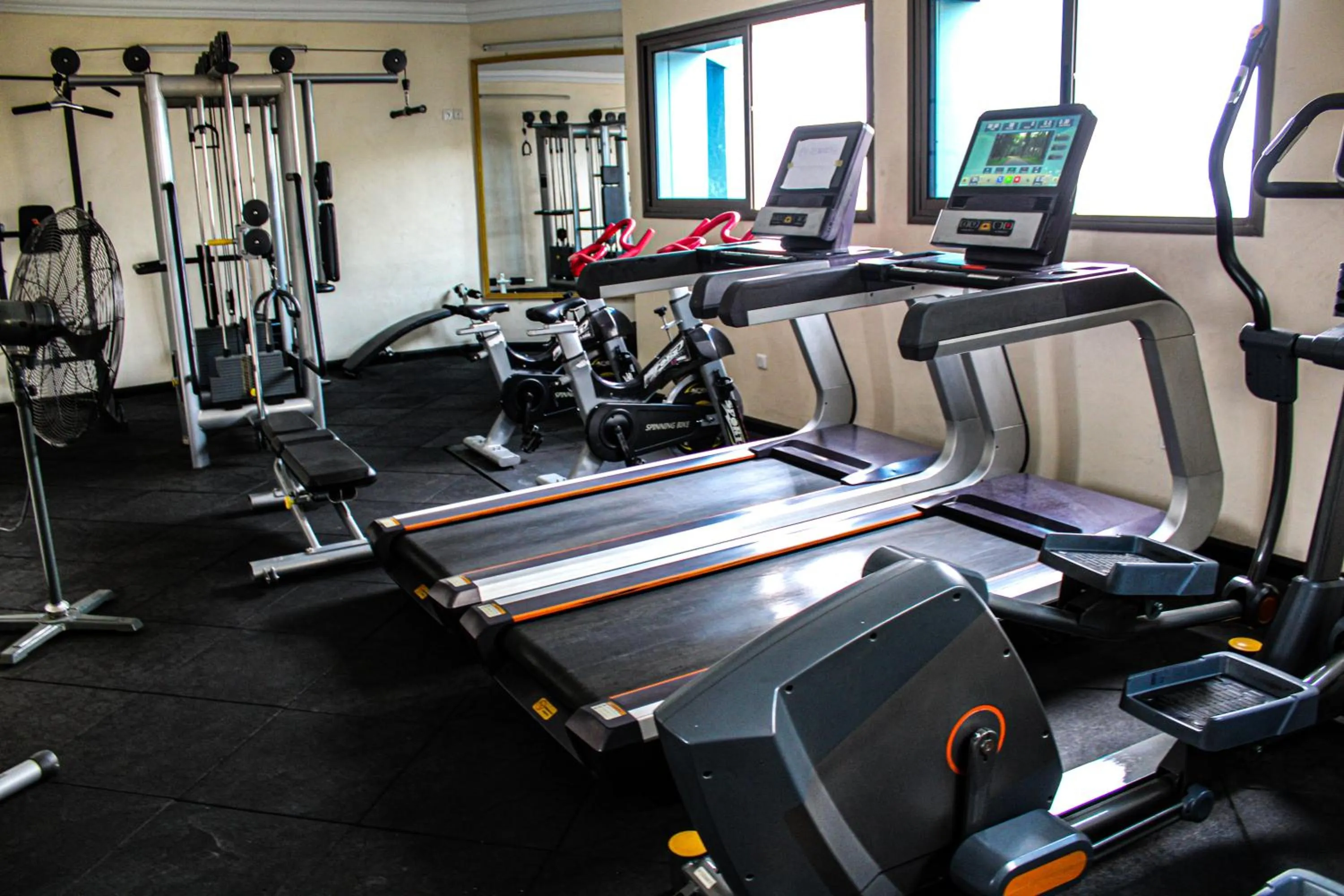 Fitness centre/facilities in Residence Le Carat Bonapriso